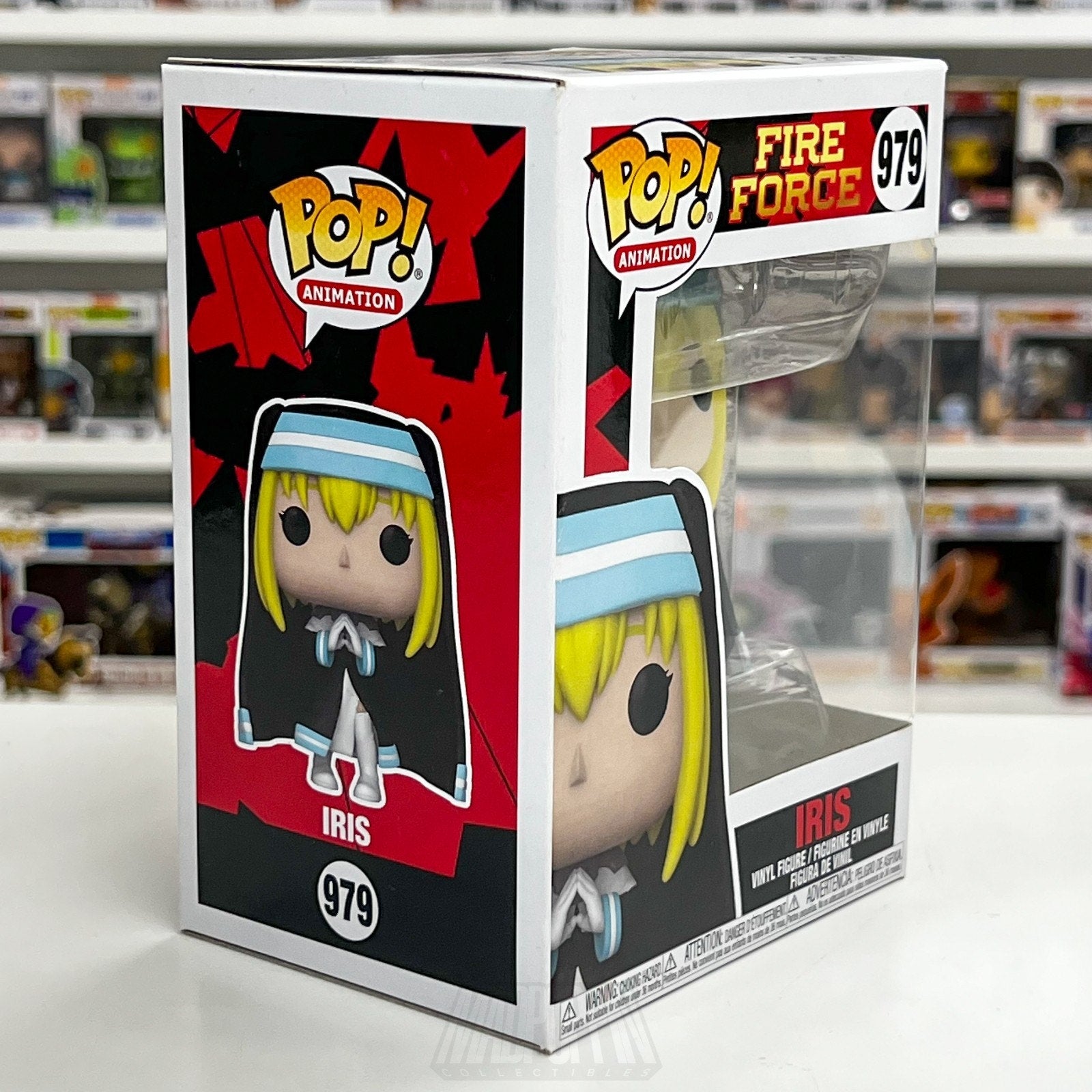 Funko Pop Anime Fire Force Sister Iris 979 Holy Japanese Manga Toy Vinyl Figure