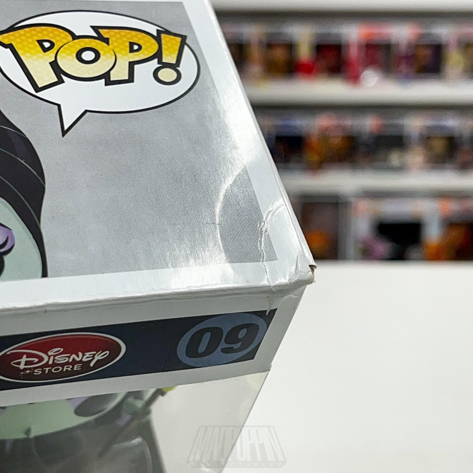 Funko Pop Disney Store Logo Maleficent 09 Villains Series 1 Vinyl Figure Boxed