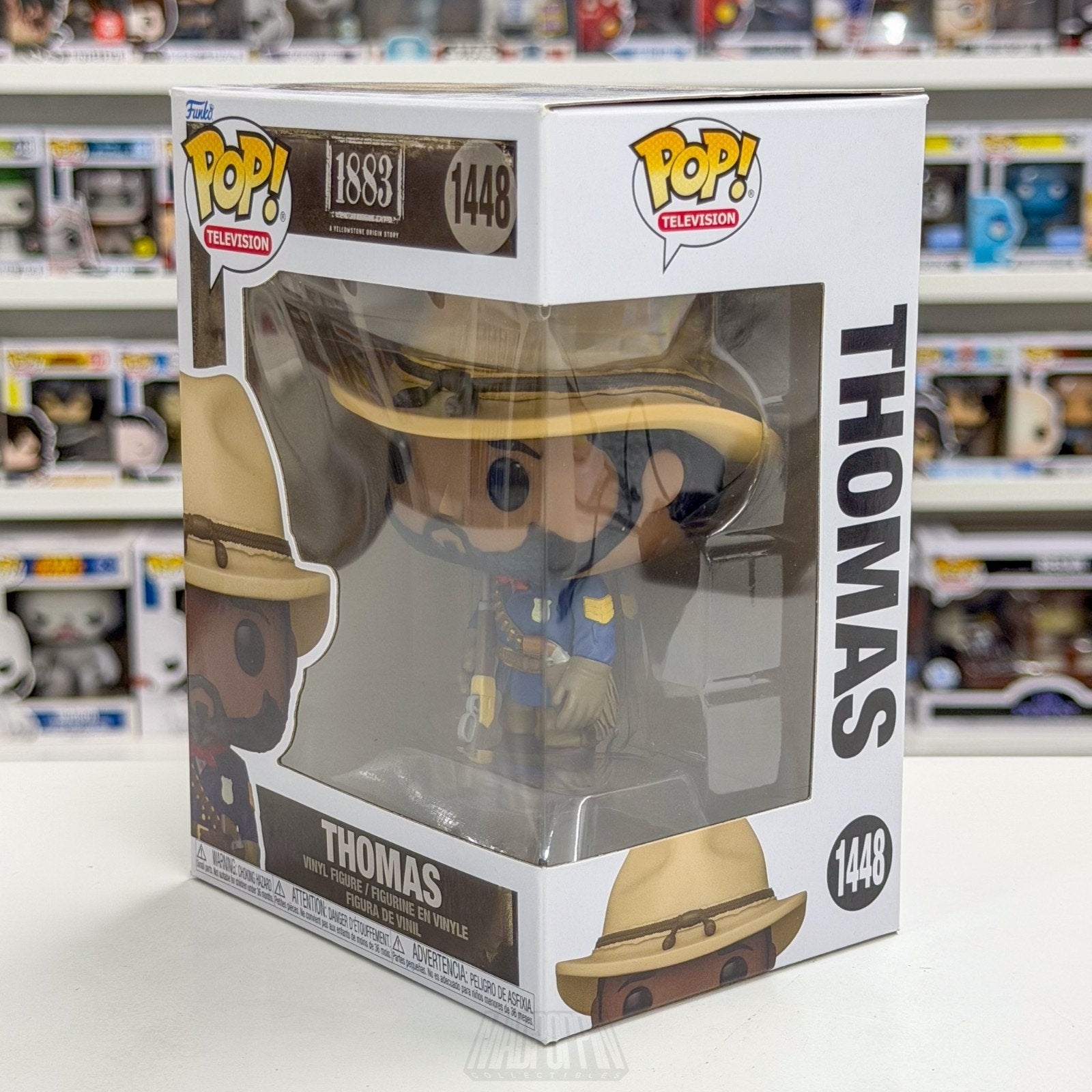 Funko Pop TV 1883 Yellowstone Origin Story Thomas 1448 Western Drama Toy Figure