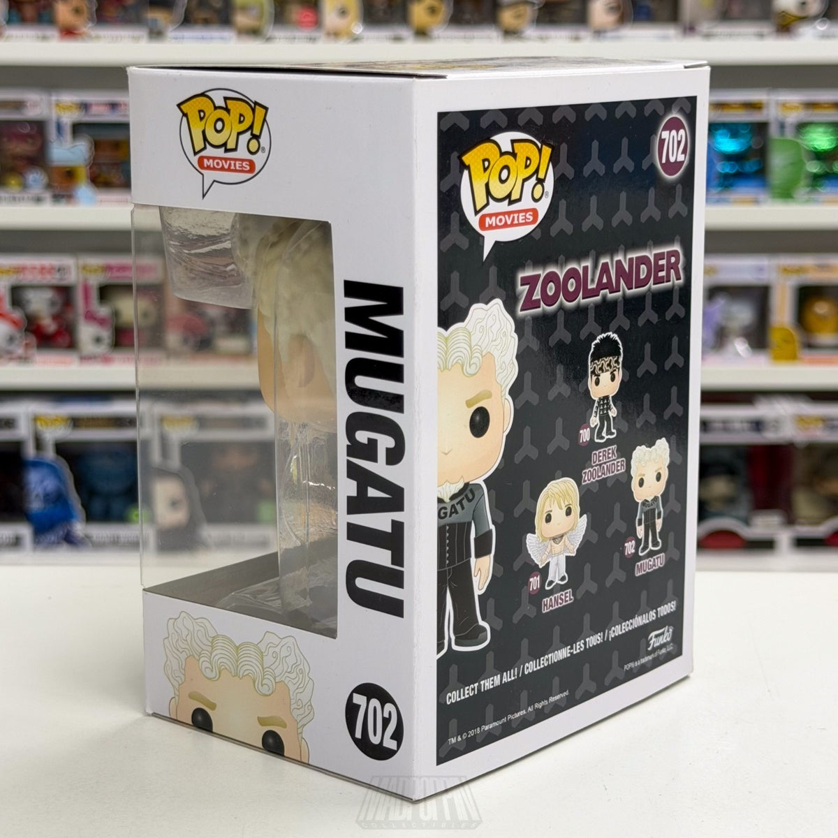 Funko Pop Movies Zoolander Mugatu 702 Evil Fashion Mogul Comedy Toy Vinyl Figure
