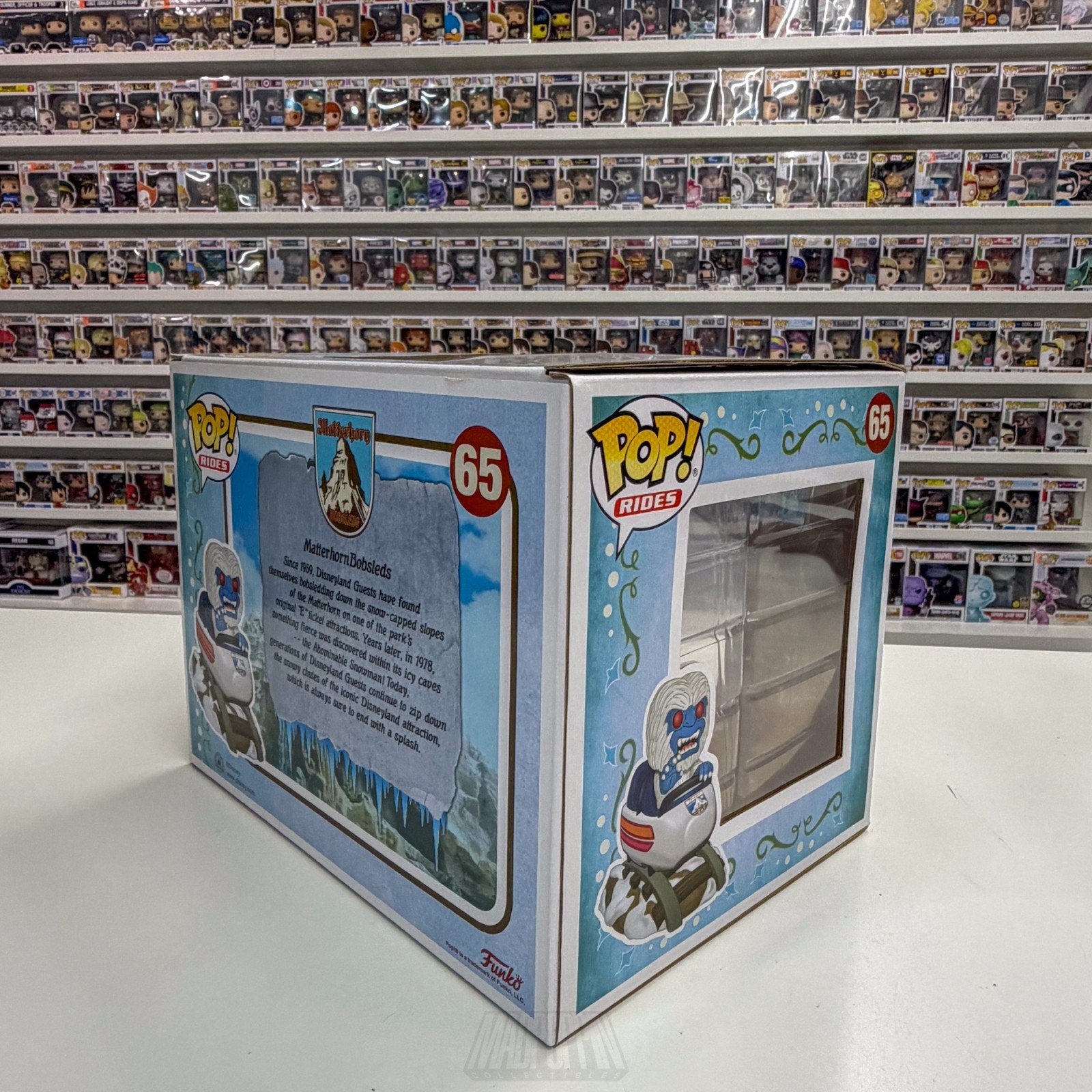 Funko Pop Rides Disney Matterhorn Bobsled Abominable Snowman 65 Toy Vinyl Figure