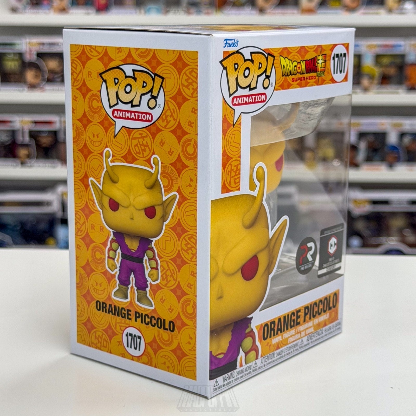 Funko Pop Anime Dragon Ball Super Orange Piccolo Chalice Pre-Release 1707 Figure