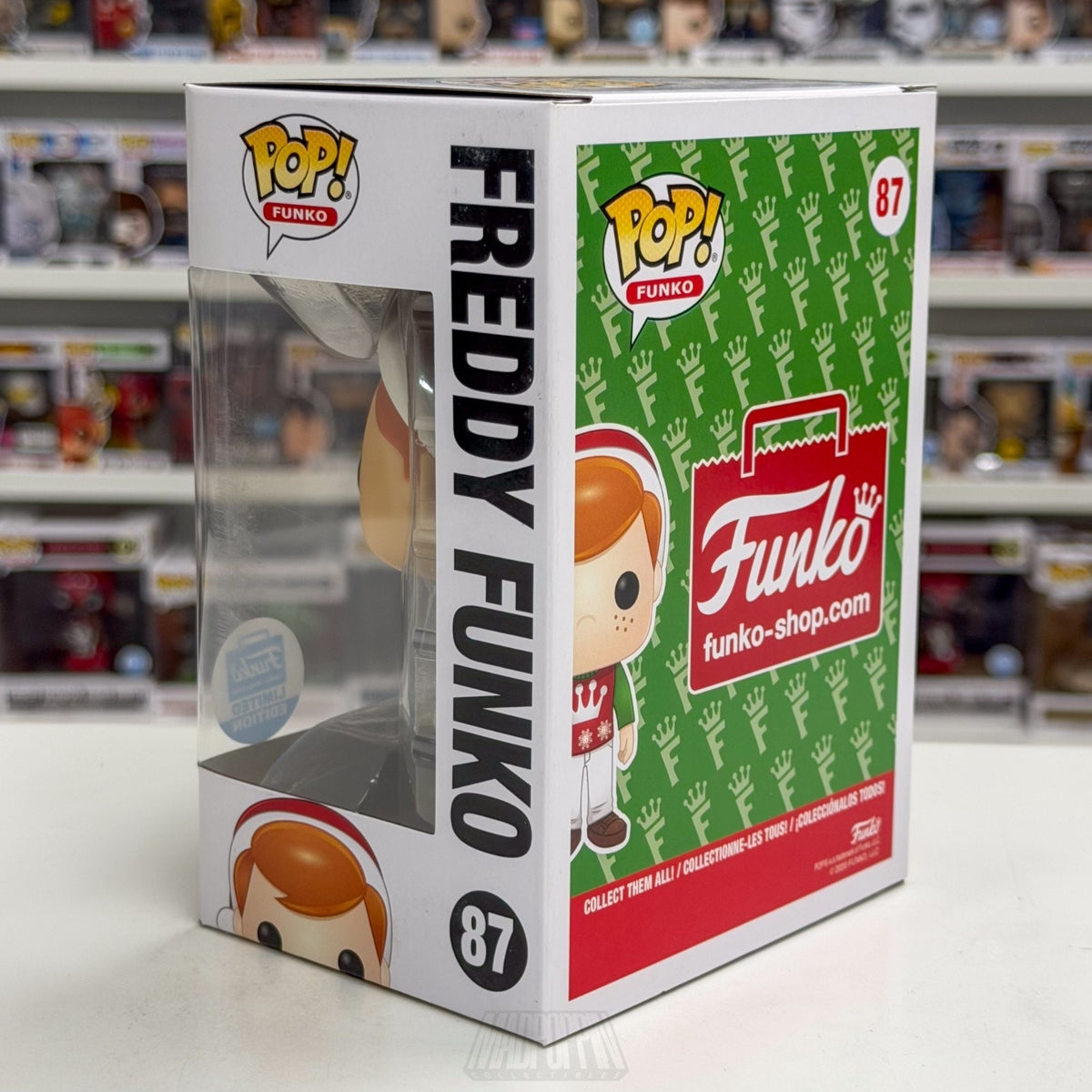 Funko Pop Freddy Santa Exclusive 87 Christmas Sweater Holiday Toy Vinyl Figure