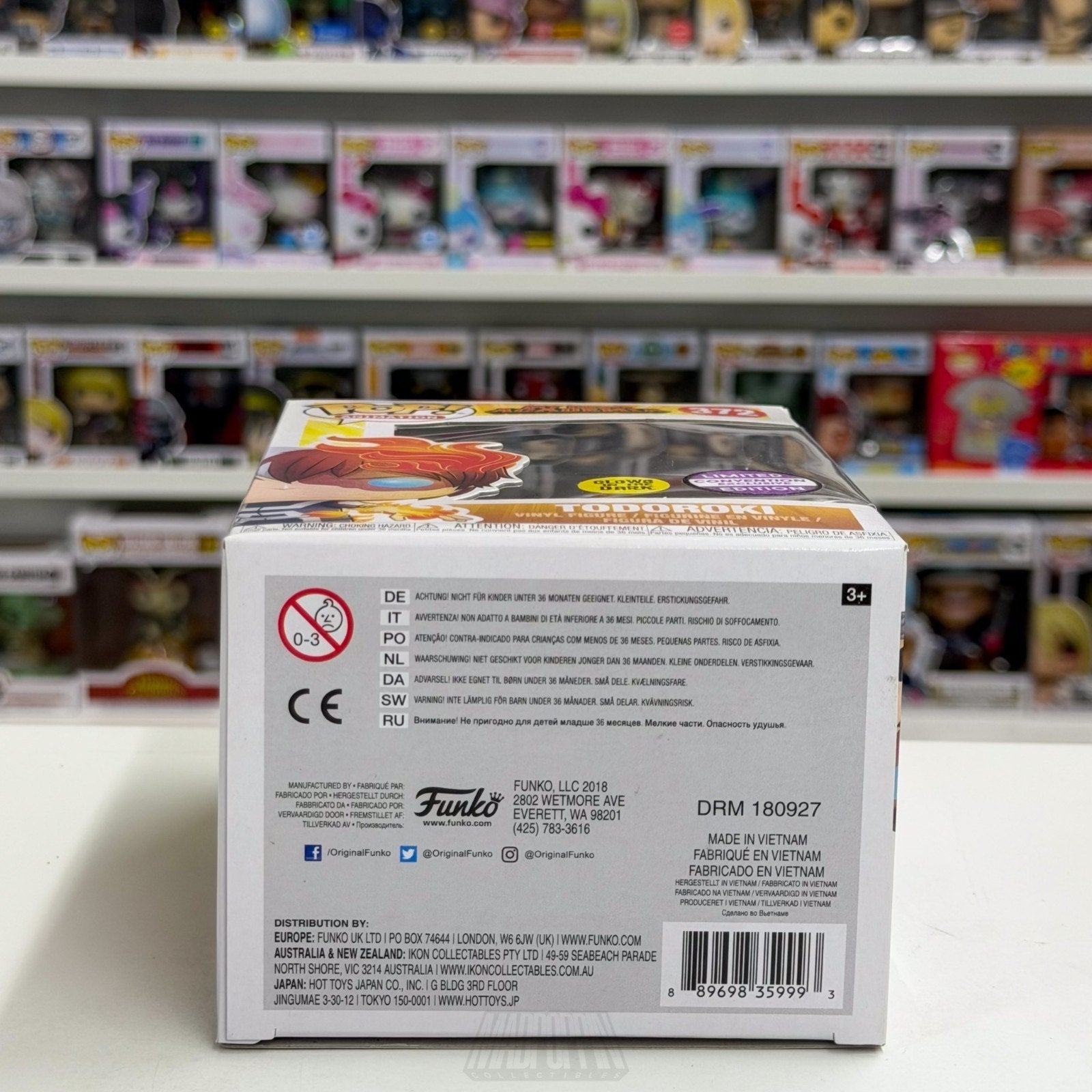 Funko Pop Anime My Hero Academia Todoroki Glow 372 Japan Manga Toy Vinyl Figure