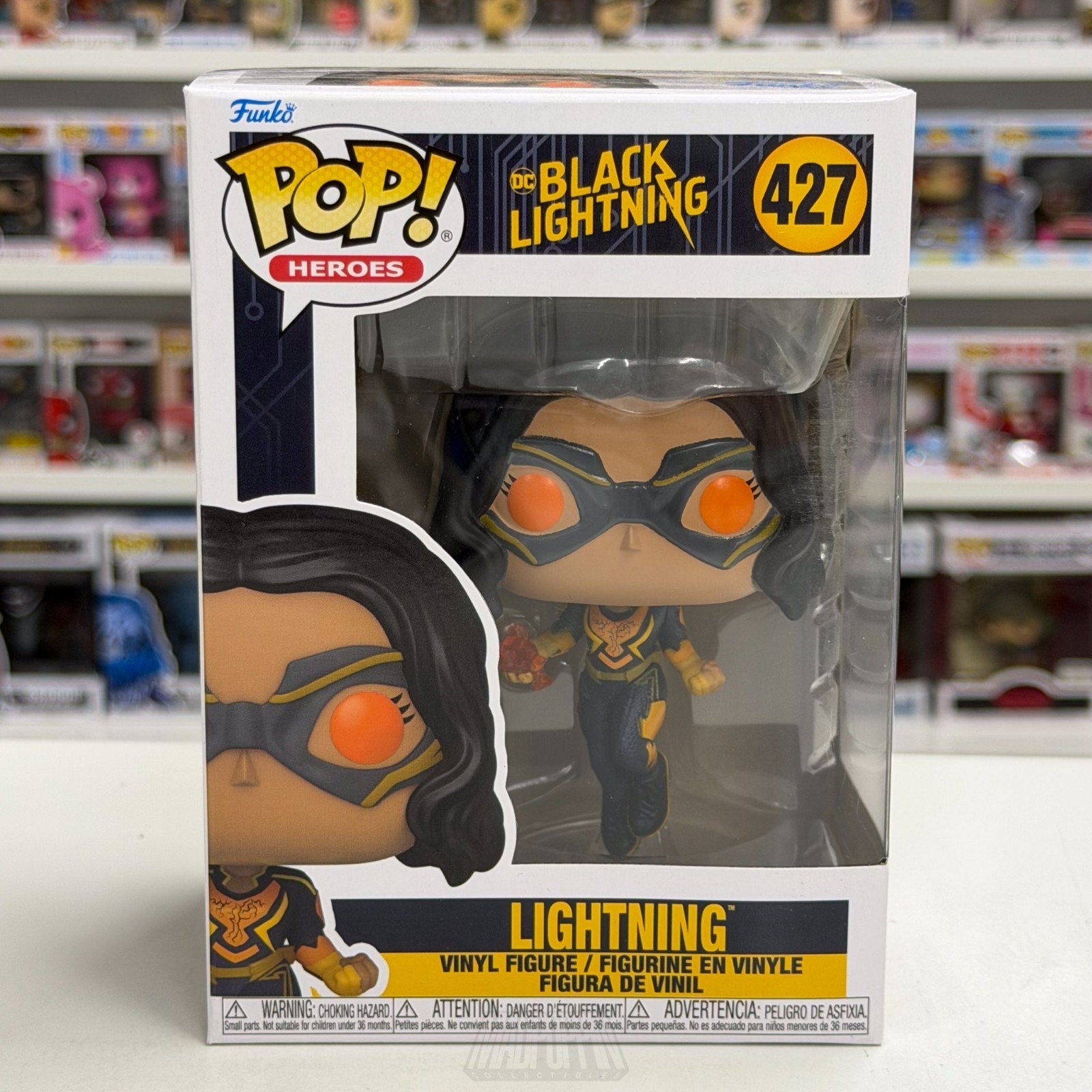 Funko Pop DC Super Heroes Black Lightning 427 CW Television Show Vinyl Figure