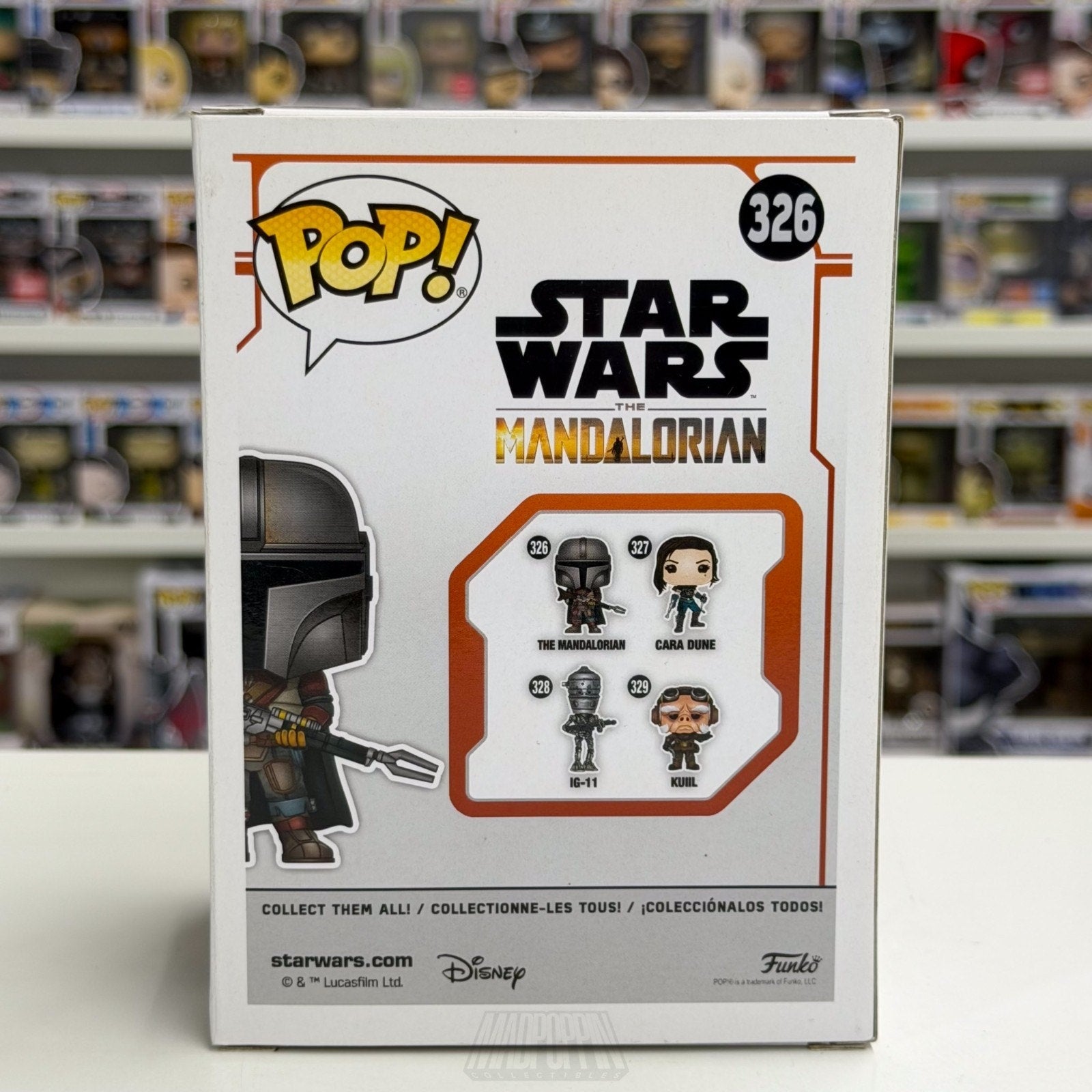 Funko Pop The Mandalorian 326 Din Djarin Bounty Hunter Disney+ Toy Vinyl Figure