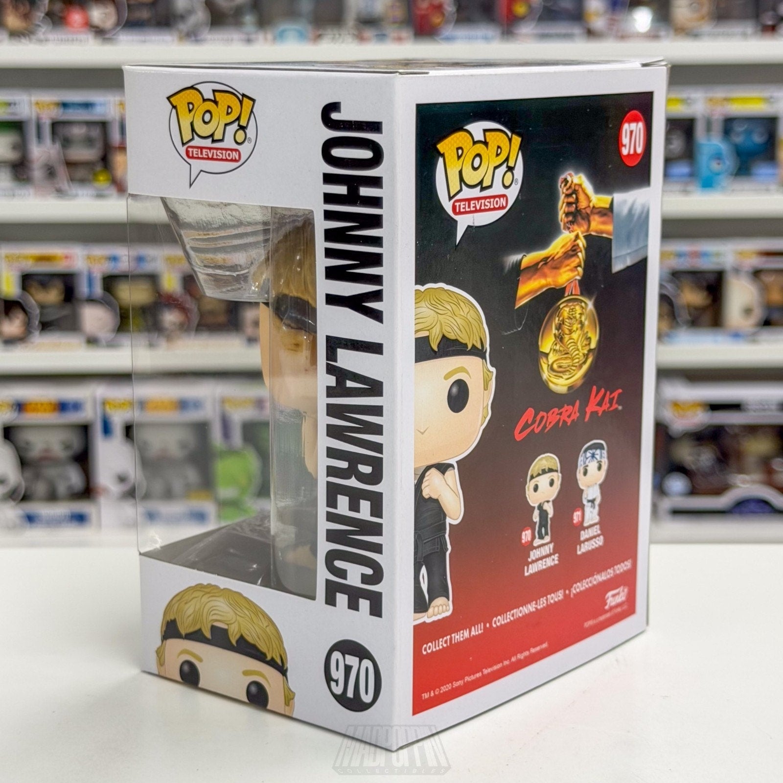 Funko Pop TV Cobra Kai Johnny Lawrence 970 Karate Kid Martial Arts Vinyl Figure