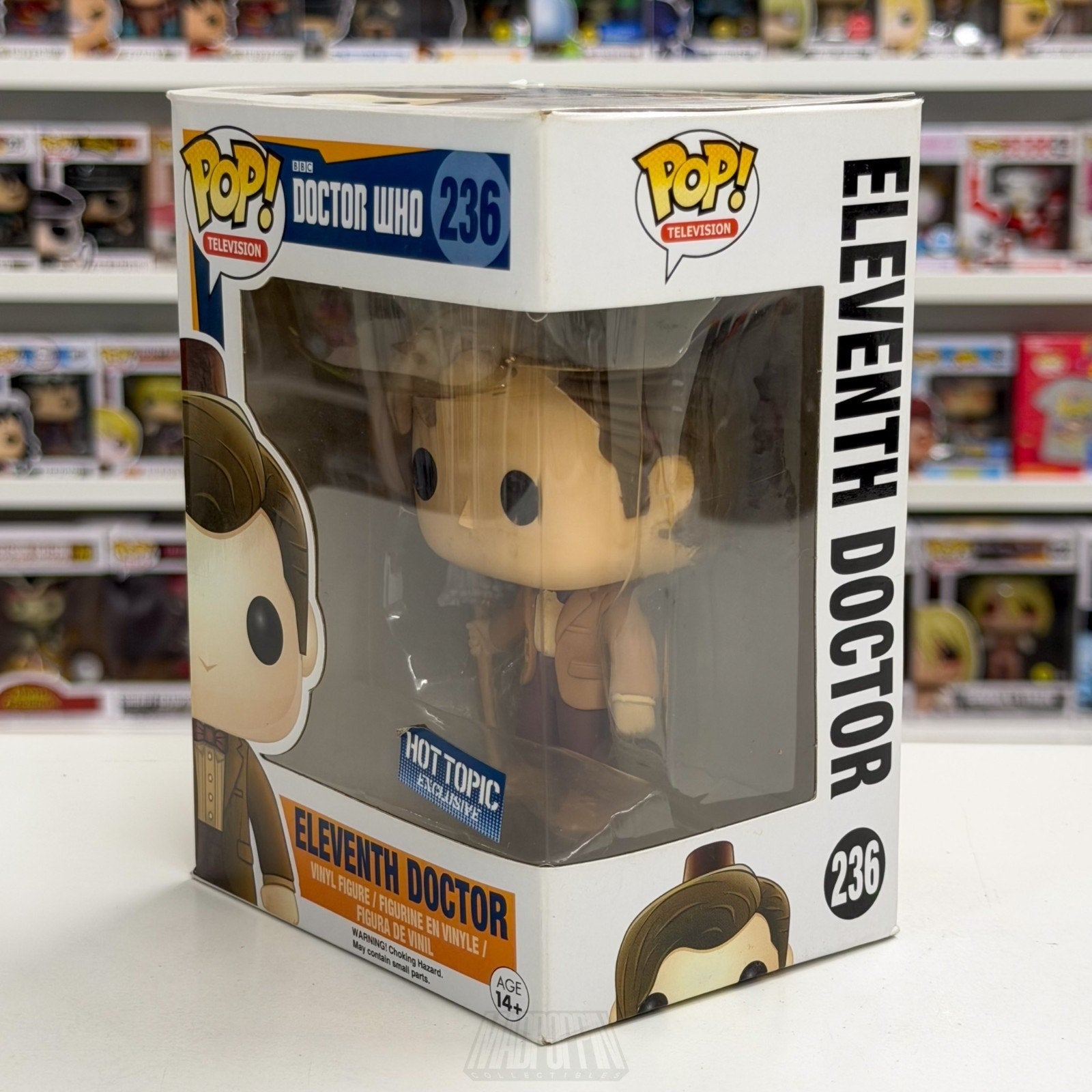 Funko Pop TV BBC Doctor Who Eleventh Doctor Hot Topic 236 Sci-Fi Vinyl Figure