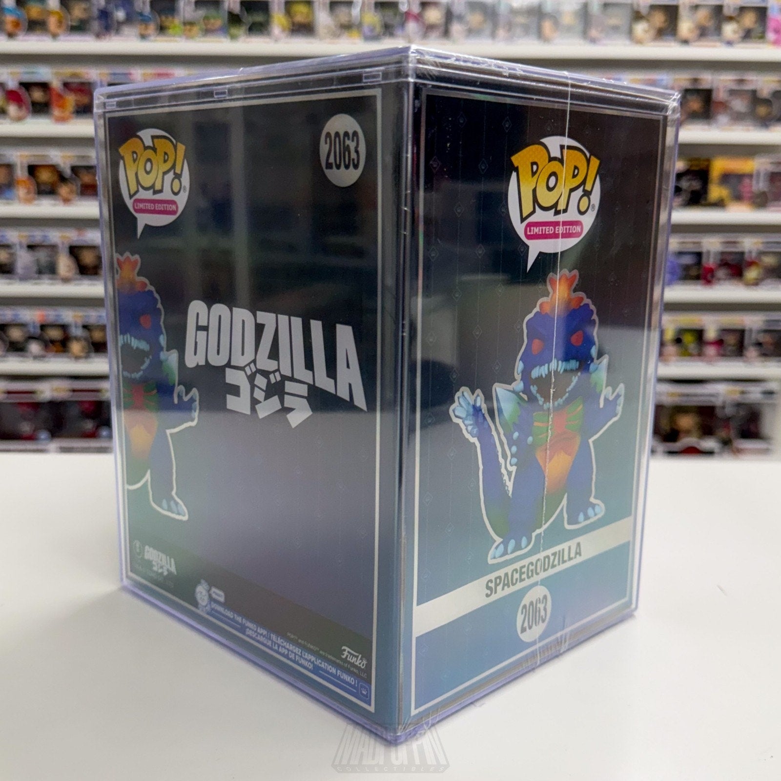 Funko Pop Godzilla SpaceGodzilla 2063 LE 1000 SDCC 2026 LEGENDARY 6" CON STICKER