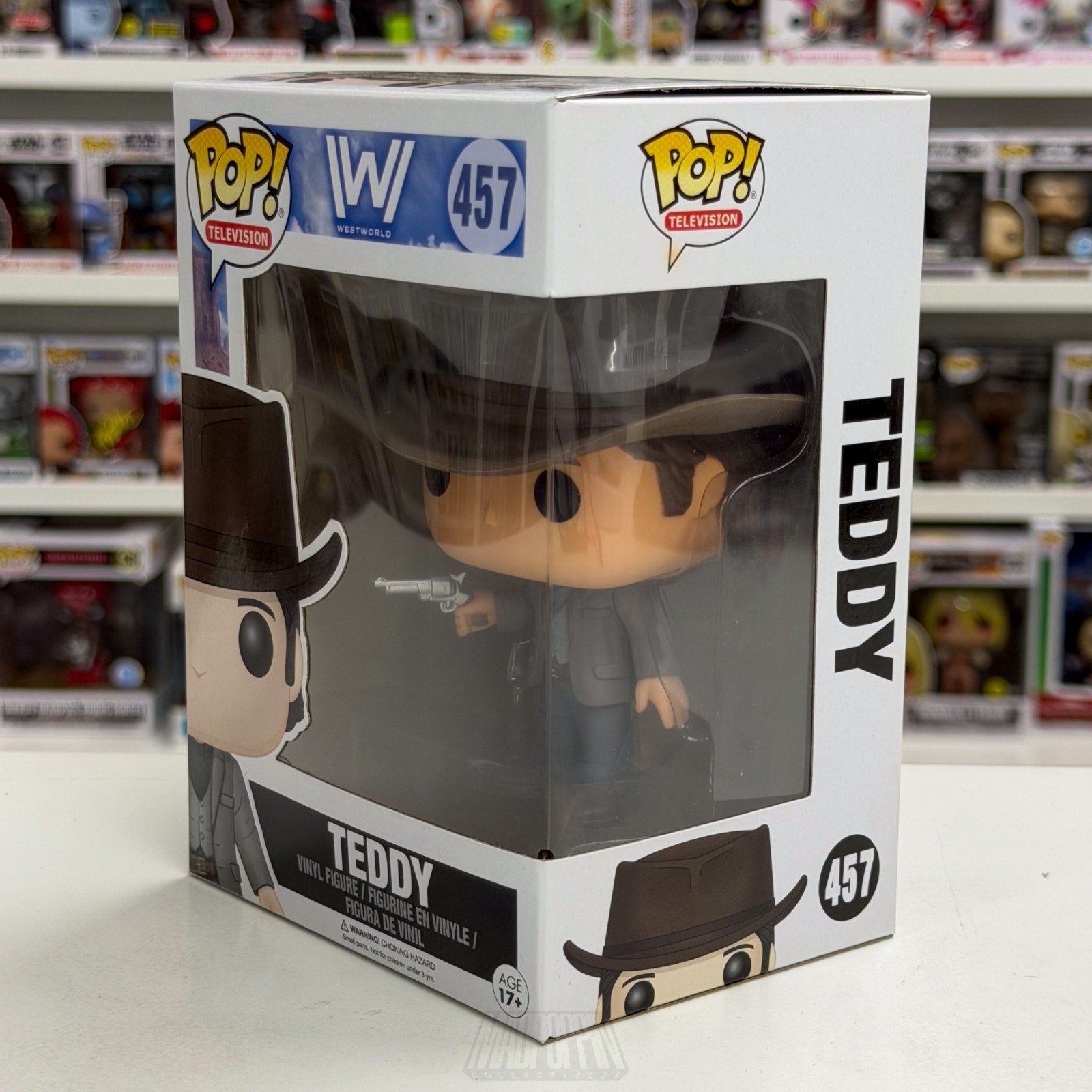 Funko Pop TV HBO Westworld Teddy 457 Sci-Fi Western Drama Vinyl Figure