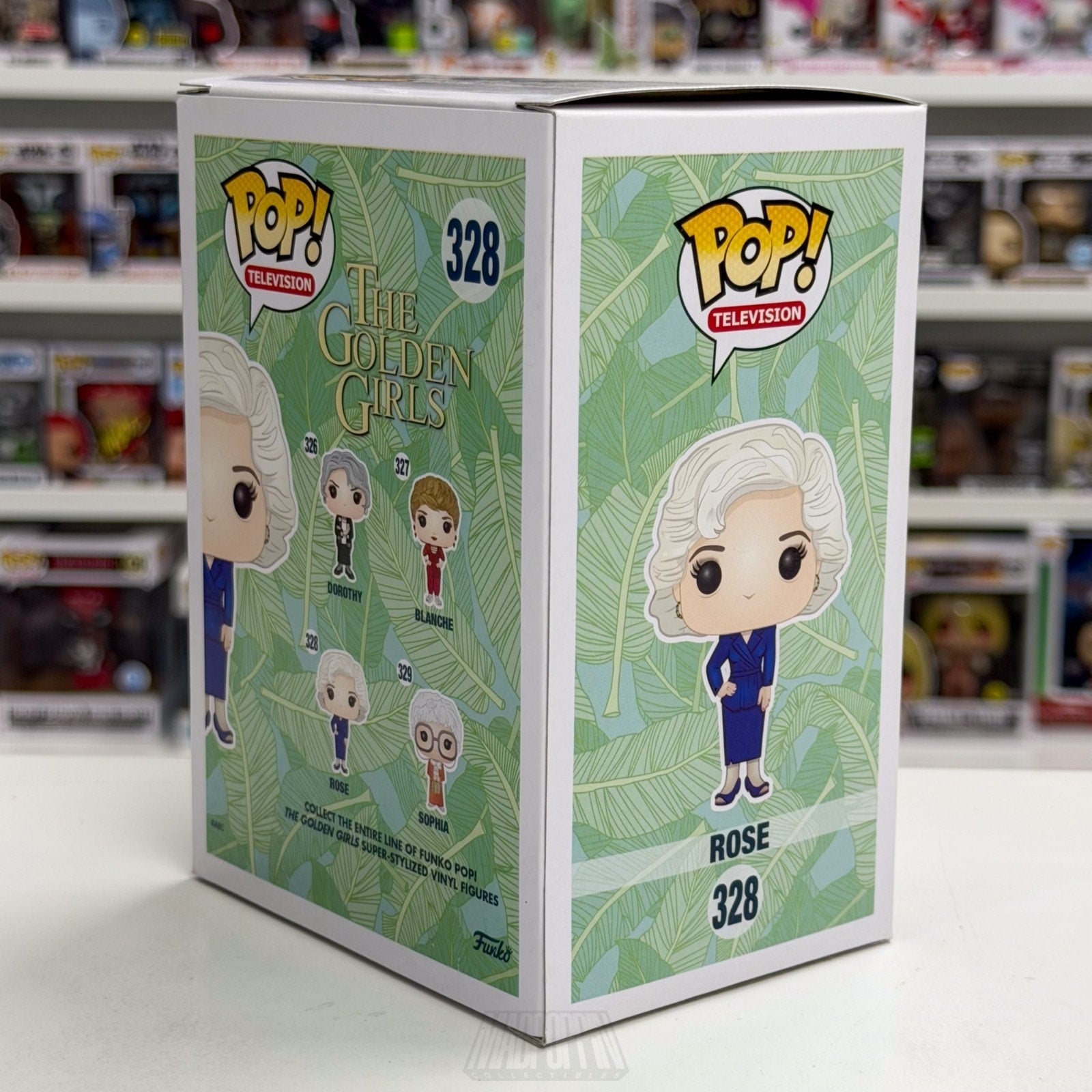 Funko Pop TV Golden Girls Rose Nylund 328 NBC Comedy Sitcom Miami Vinyl Figure