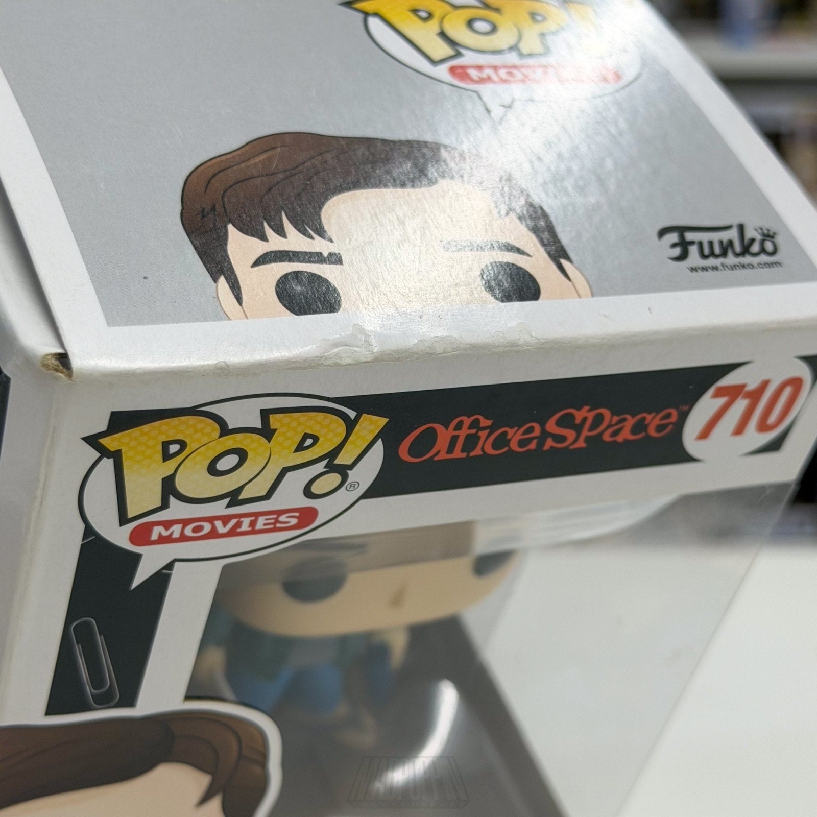 Funko Pop Movies Office Space Peter Gibbons 710 Initech TPS Reports Vinyl Figure
