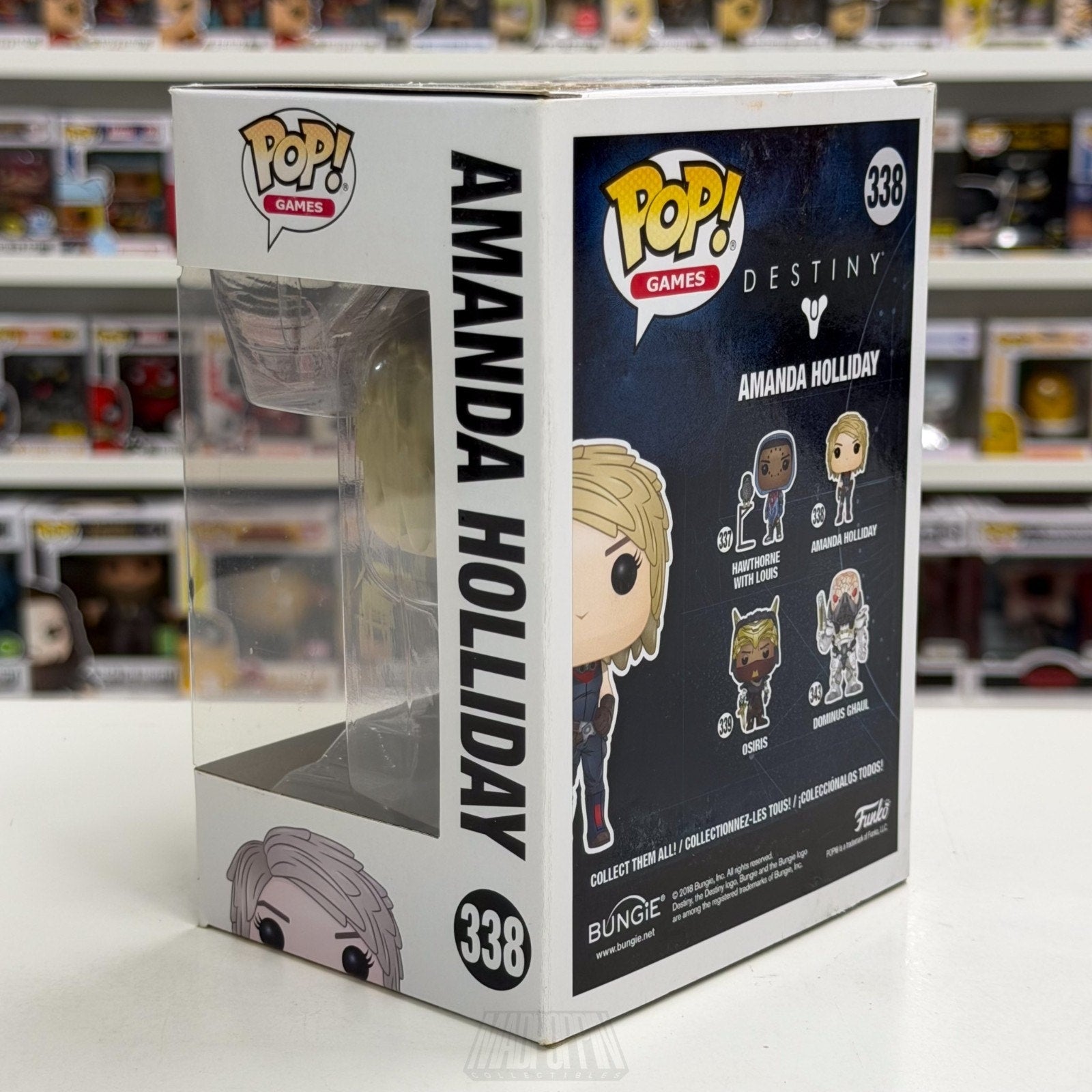Funko Pop Games Destiny Amanda Holliday 338 Chief Shipwright NPC Vinyl Figure