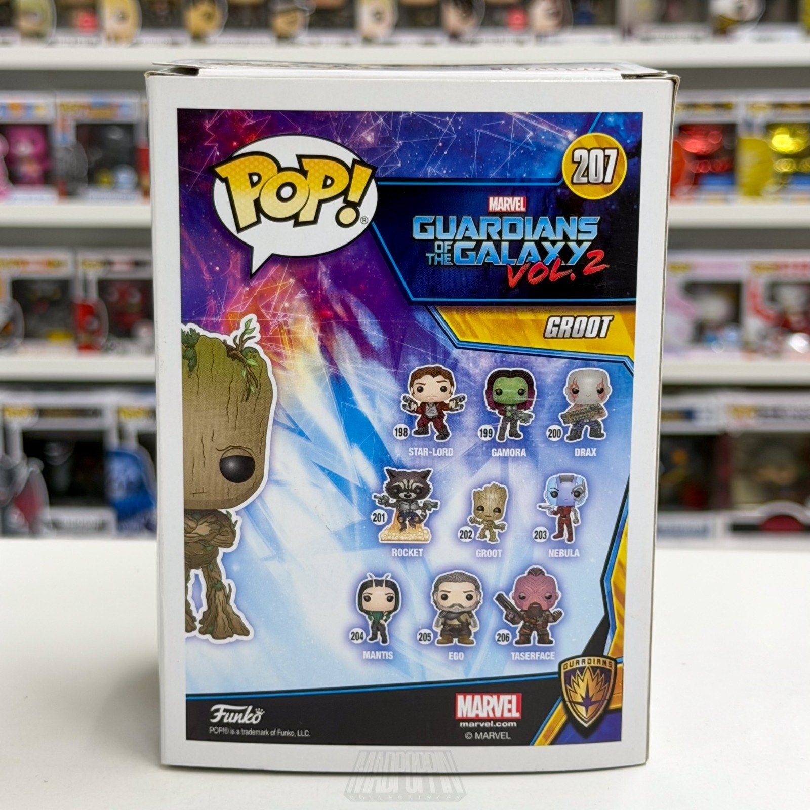 Funko Pop Marvel Guardians of the Galaxy Vol 2 Groot Adolescent 207 Vinyl Figure