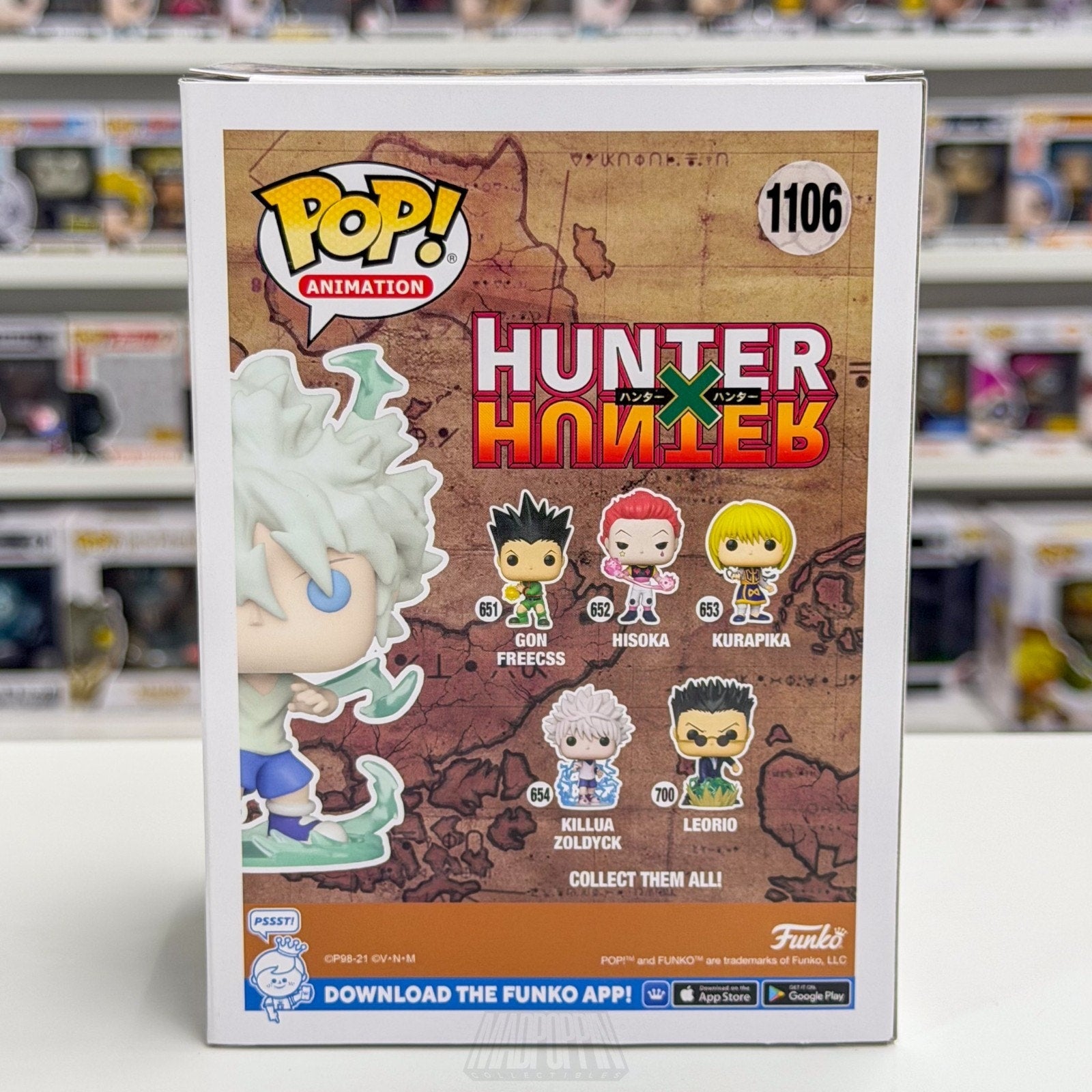 Funko Pop Anime Hunter Killua Zoldyck God Speed AAA 1106 Manga Toy Vinyl Figure