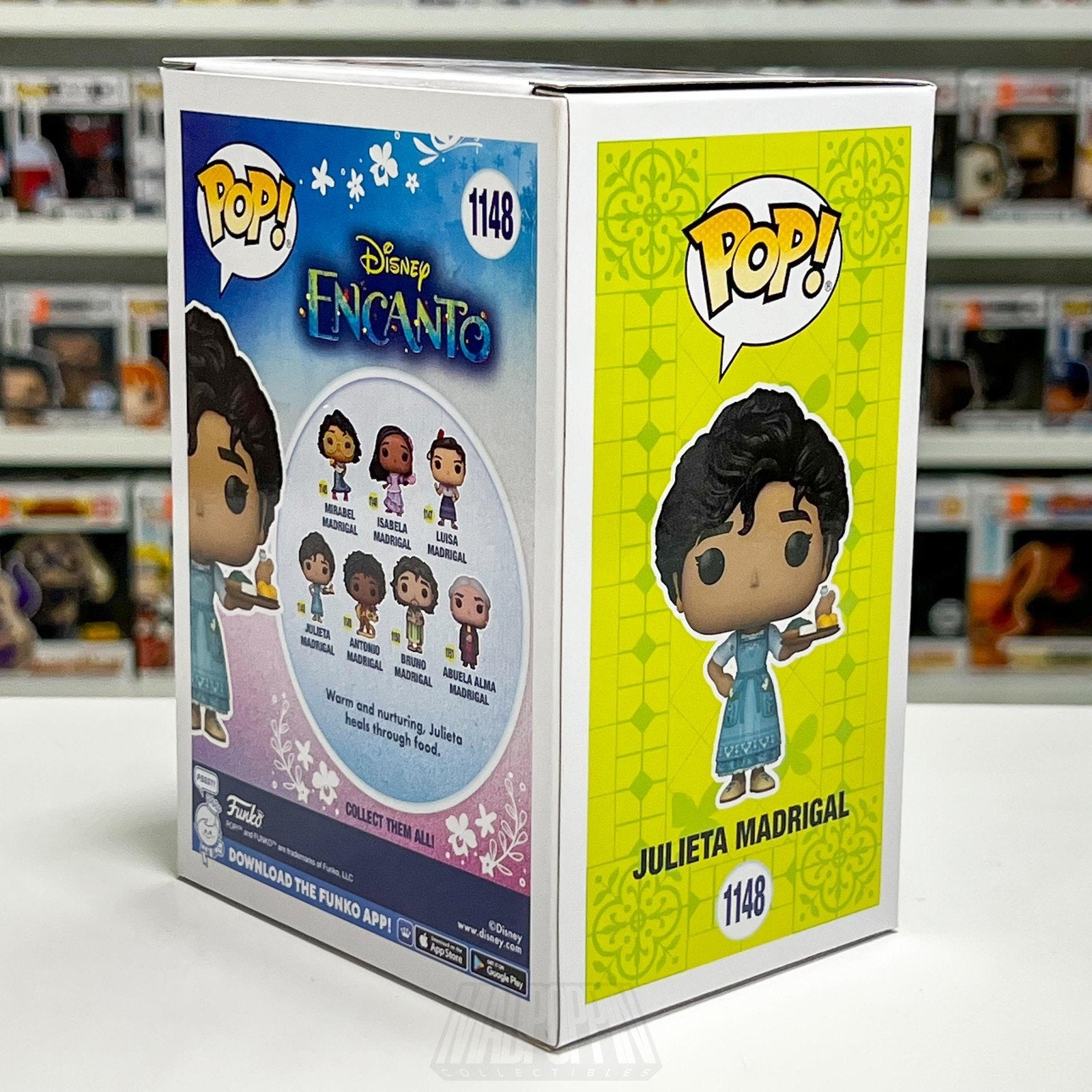 Funko Pop Disney Encanto Julieta Madrigal 1148 Musical Magic Toy Vinyl Figure