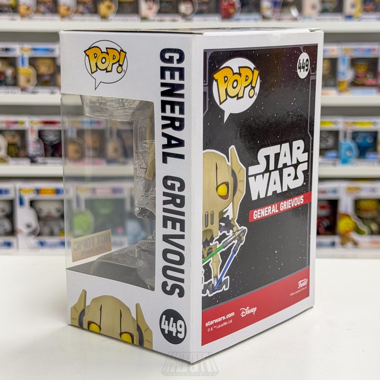 Funko Pop Star Wars General Grievous Four Lightsabers Hot Topic 449 Vinyl Figure