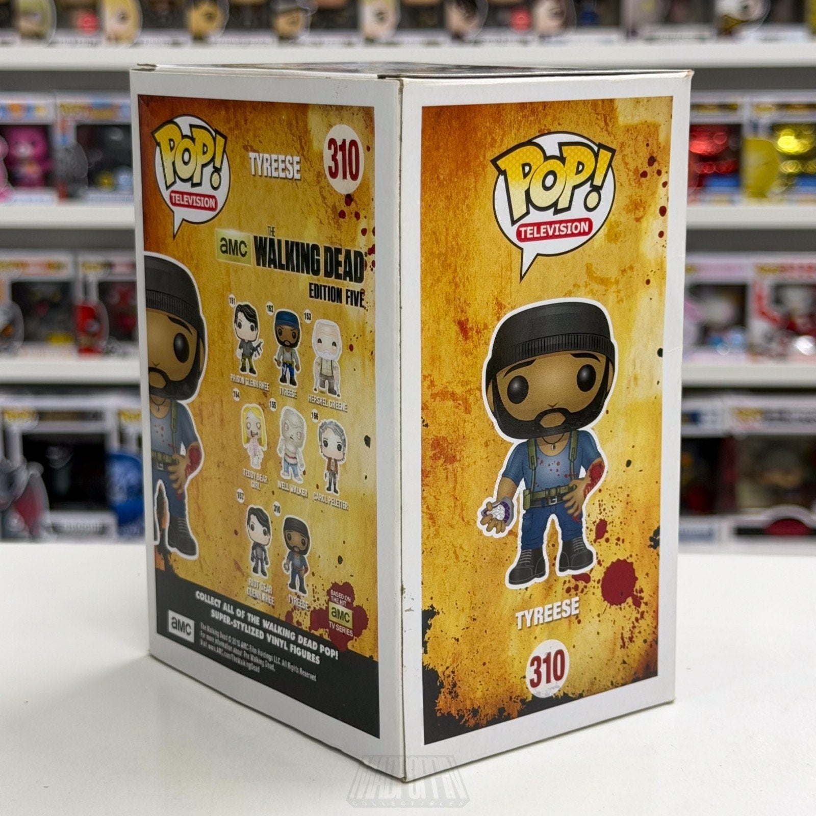 Funko Pop TV The Walking Dead Tyreese Bitten Bloody Hot Topic 310 Vinyl Figure