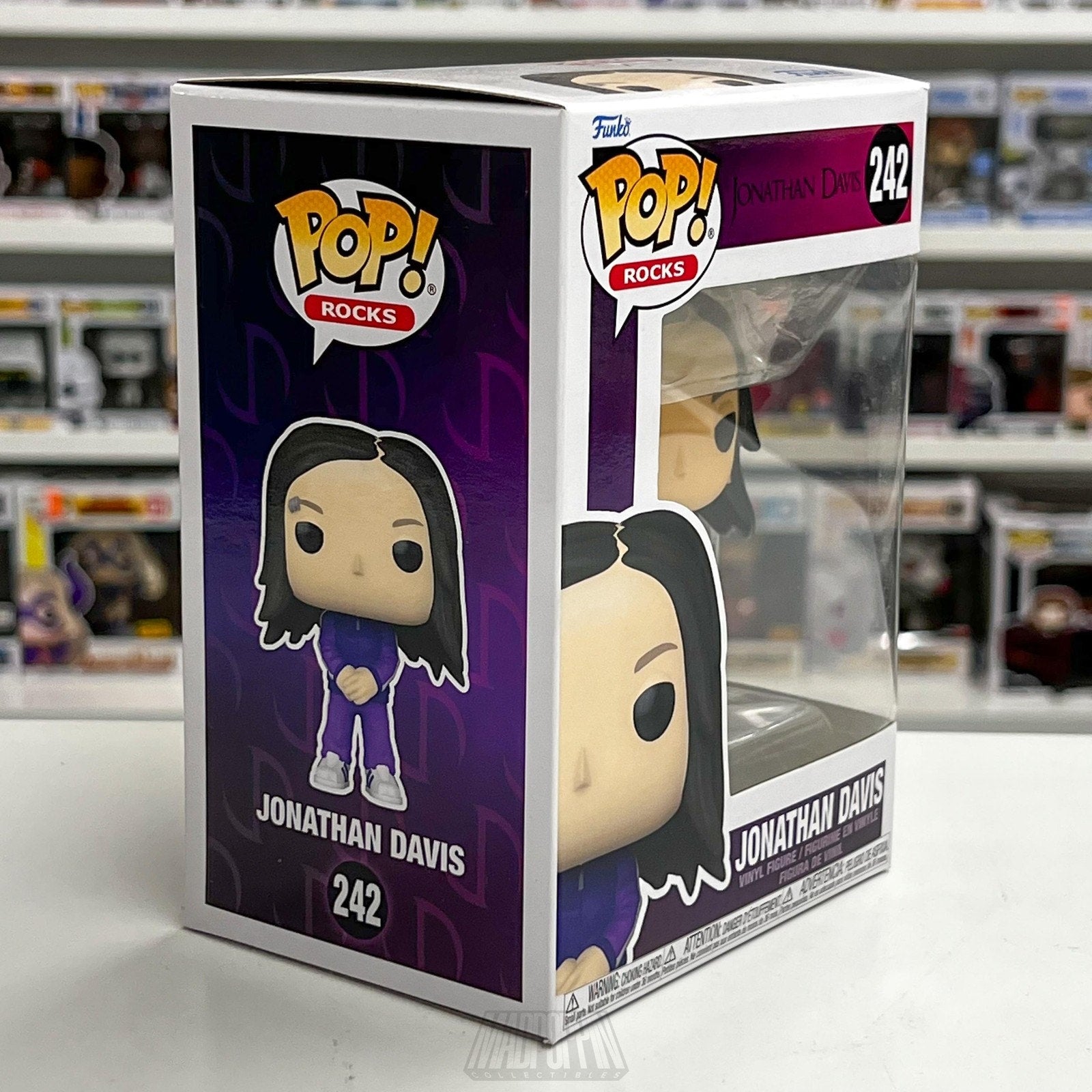 Funko Pop Rocks Jonathan Davis 242 Korn Band Nu Metal Music Toy Vinyl Figure