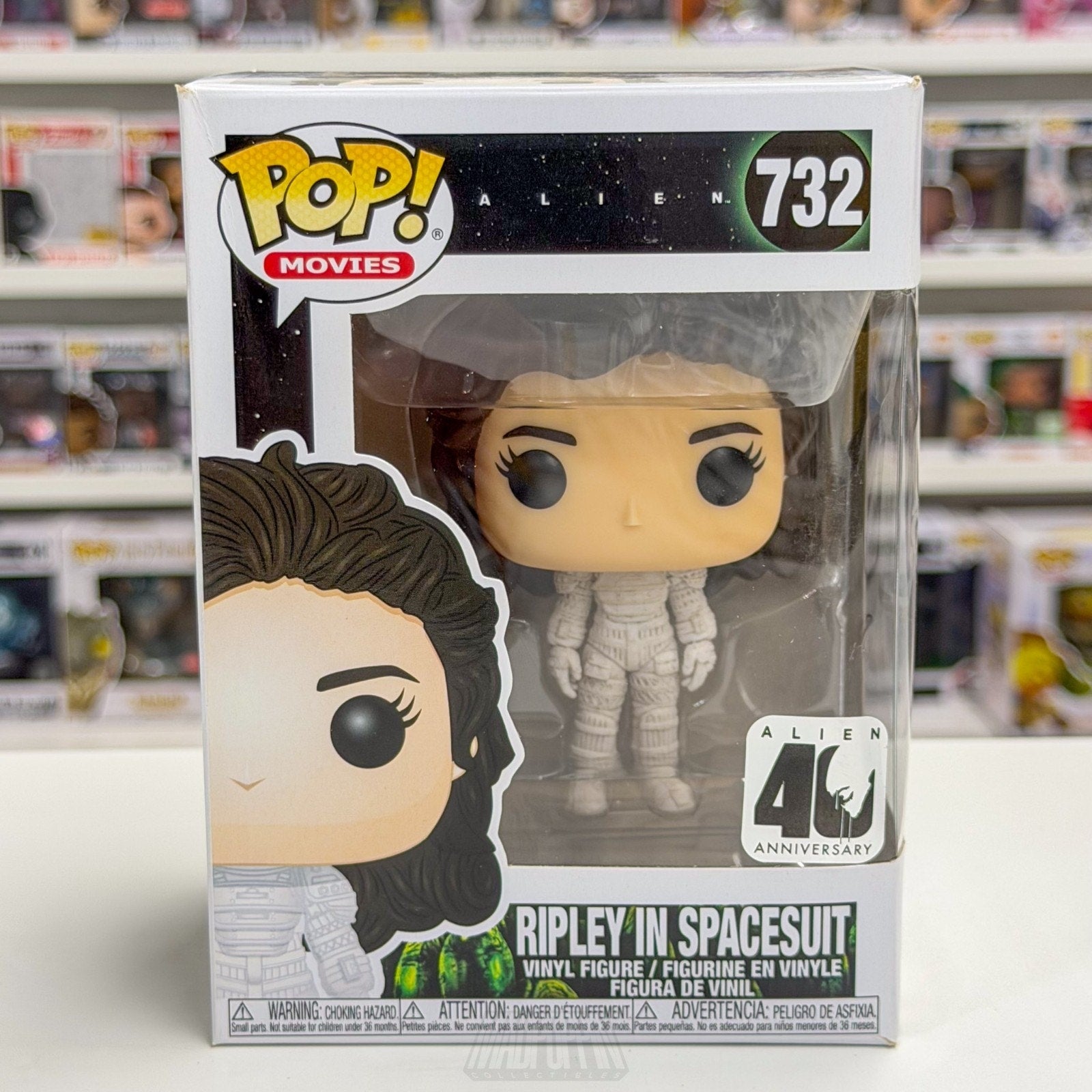 Funko Pop Movies Alien Ellen Ripley In Spacesuit 732 Sci-Fi Horror Vinyl Figure