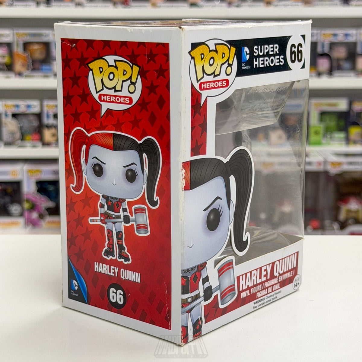 Funko Pop DC Super Heroes Harley Quinn New 52 Roller Derby 66 Toy Vinyl Figure