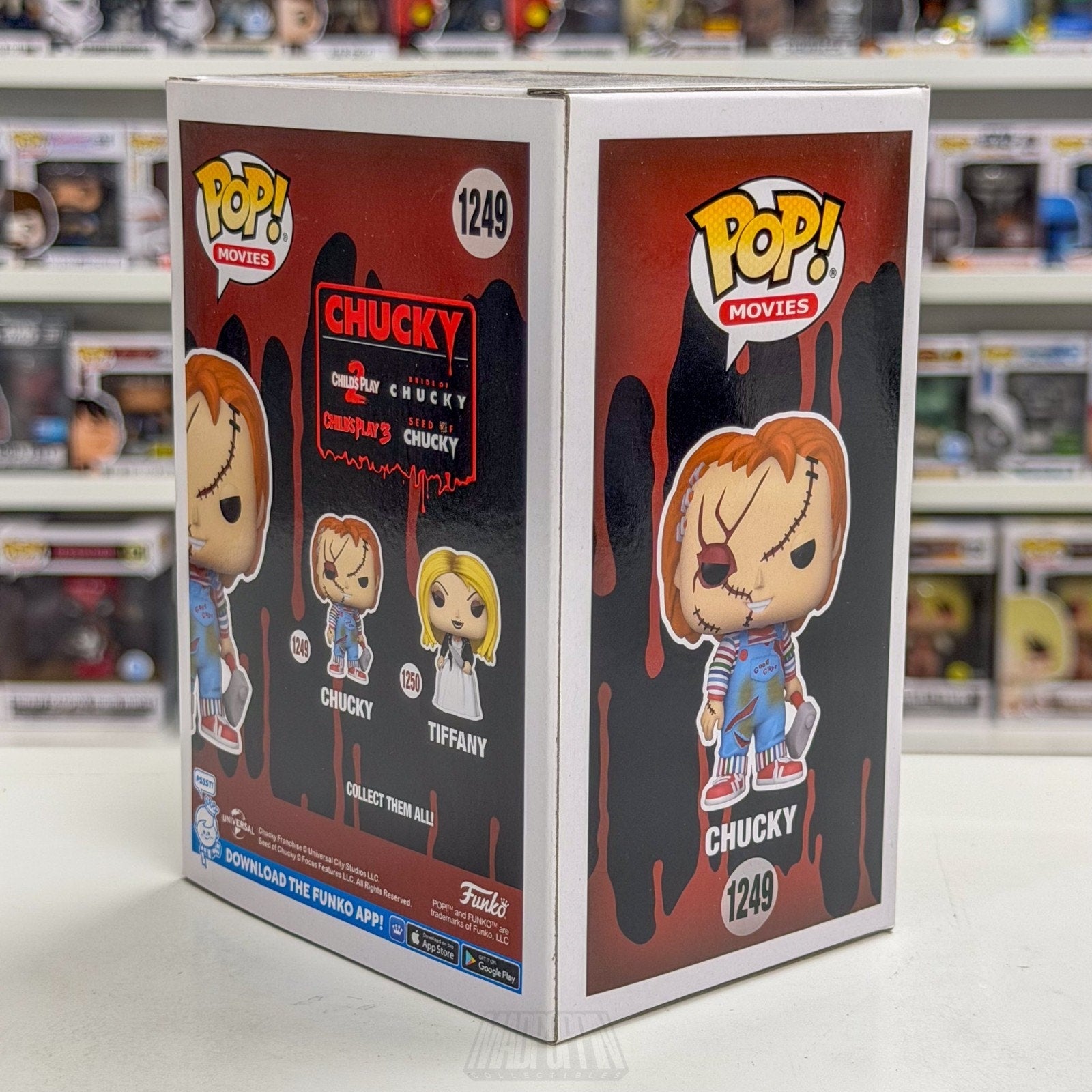 Funko Pop Movies Bride of Chucky Axe 1249 Good Guy Doll Horror Toy Vinyl Figure