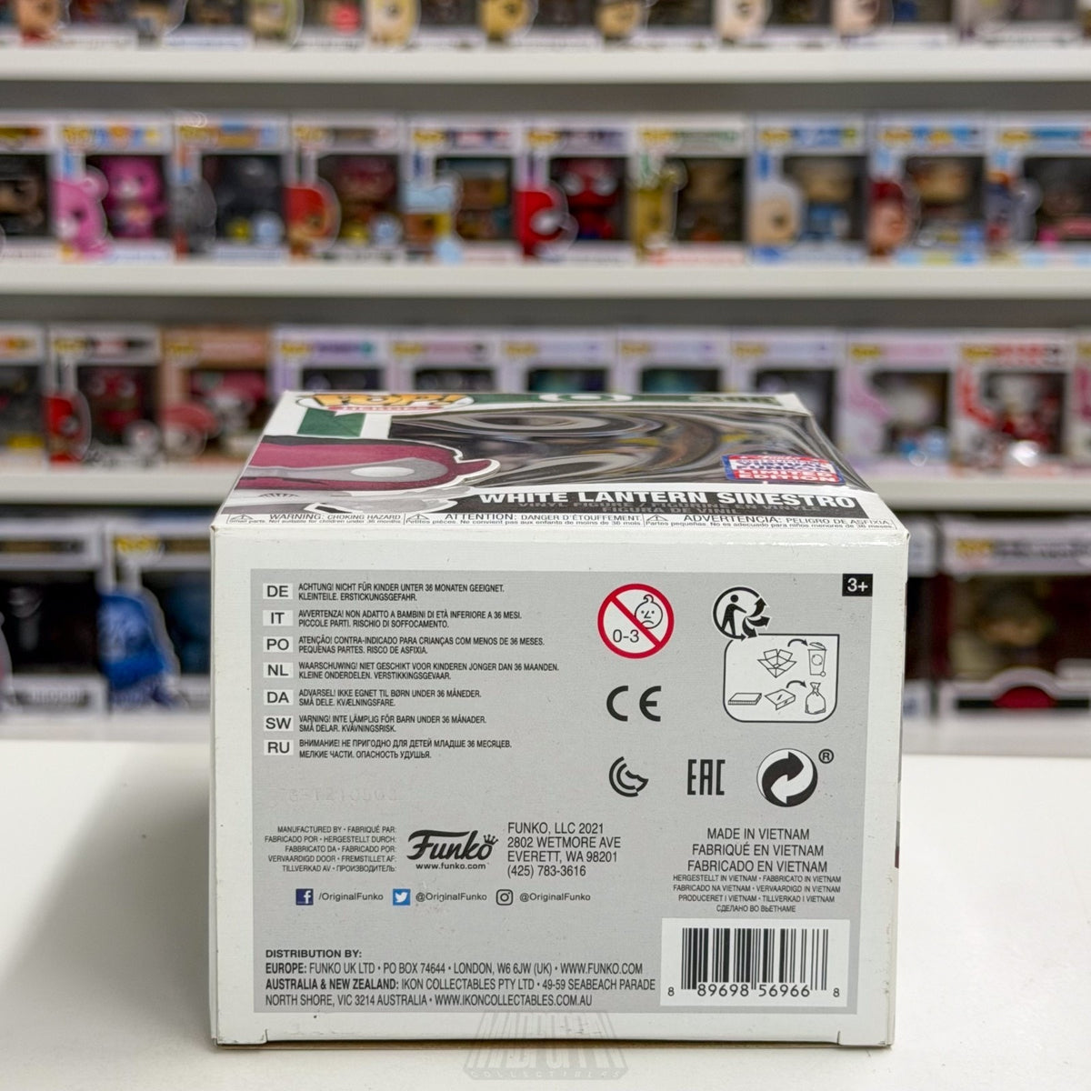 Funko Pop DC Heroes White Lantern Sinestro Virtual FunKon 398 Toy Vinyl Figure