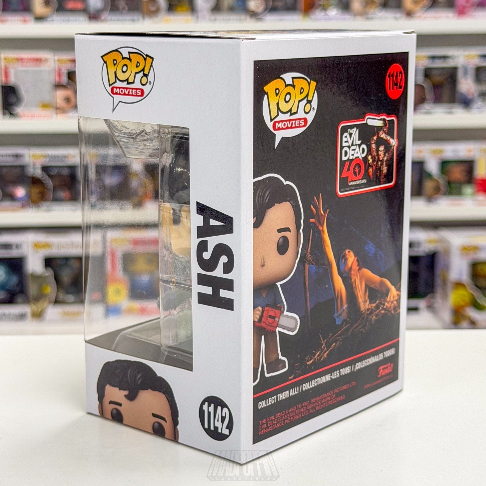 Funko Pop Movies Evil Dead Ash Williams w/Chainsaw 1142 Horror Toy Vinyl Figure