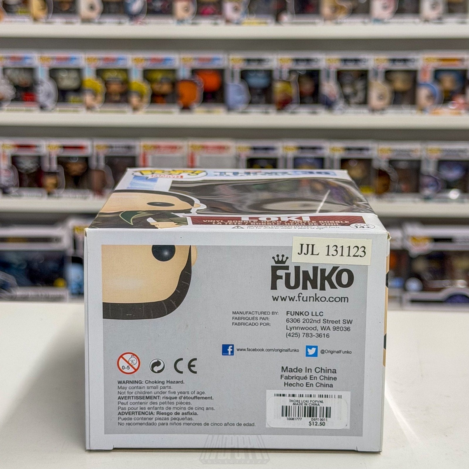 Funko Pop Marvel Thor The Dark World Loki Laufeyson 36 Asgard Toy Vinyl Figure