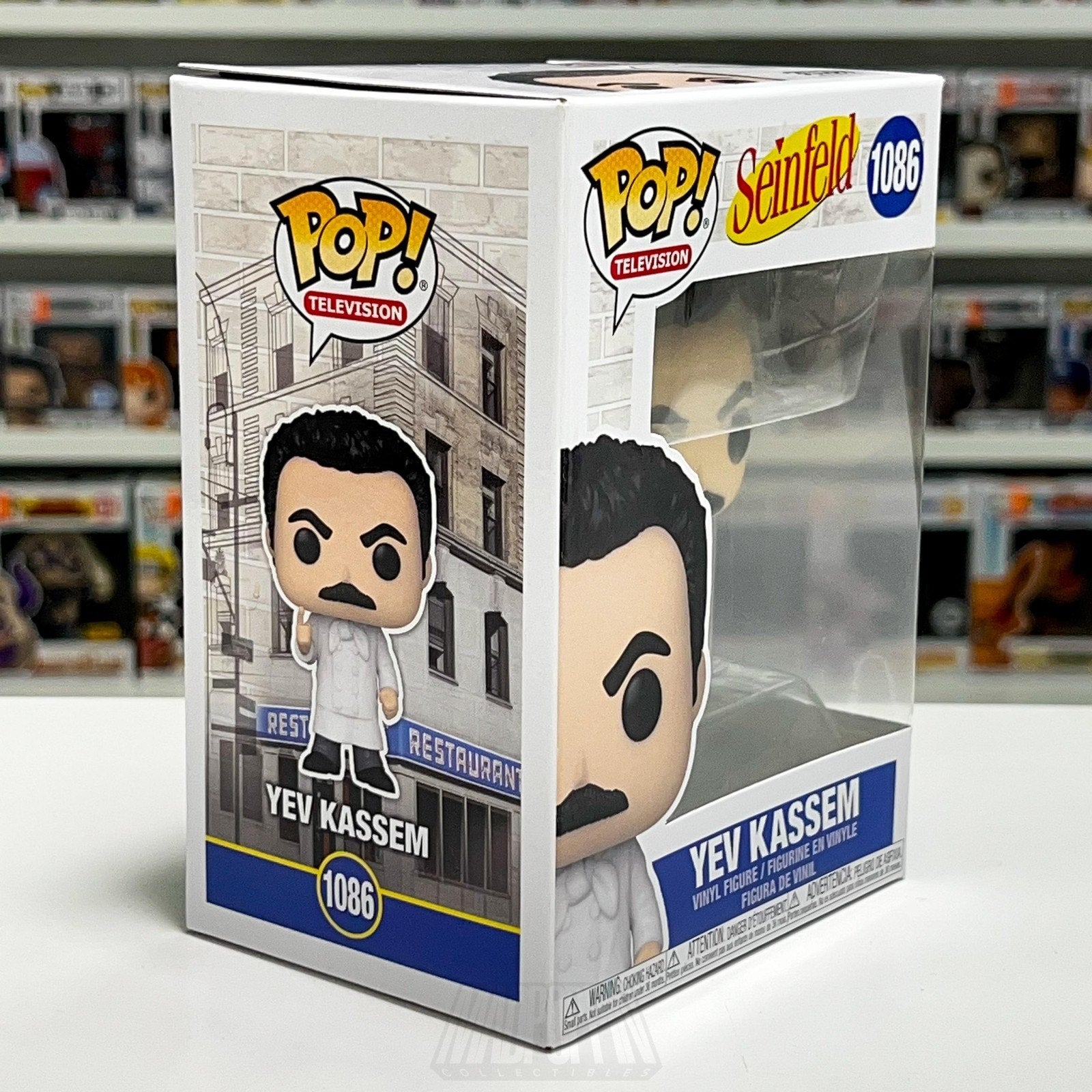 Funko Pop TV Seinfeld Yev Kassem Soup Nazi 1086 Comedy Sitcom Toy Vinyl Figure