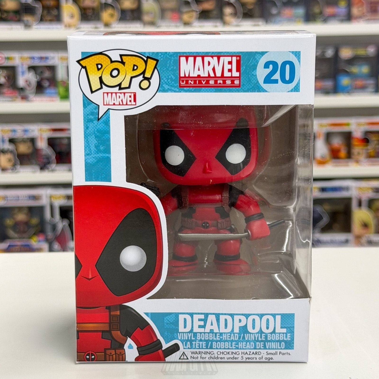Funko Pop Marvel Universe Deadpool Red w/Sword 20 Merc Anti-Hero Vinyl Figure