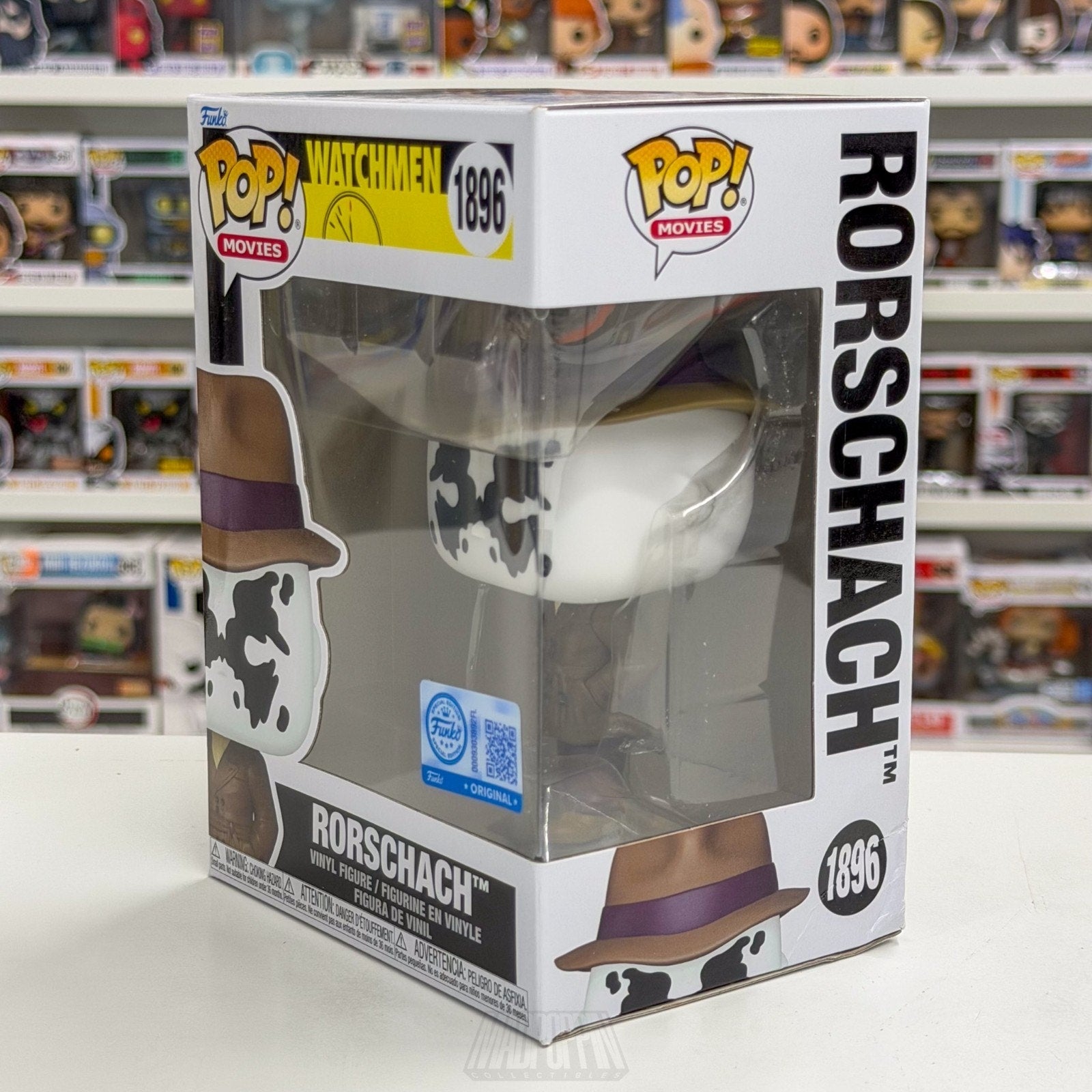 Funko Pop DC Movies Watchmen Rorschach 1896 Superhero Vigilante Toy Vinyl Figure