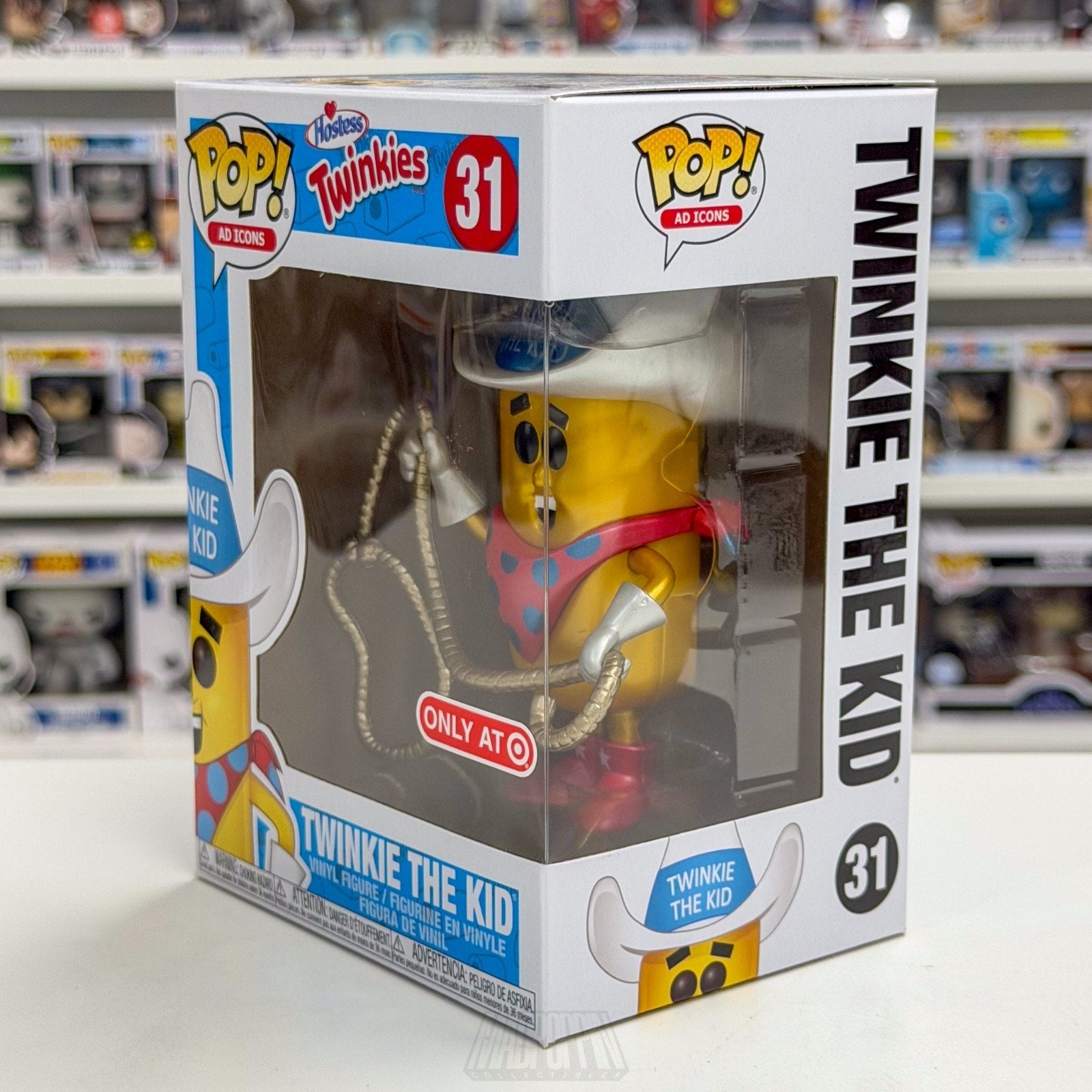 Funko Pop Ad Icons Twinkie the Kid Metallic Target 31 Snack Mascot Vinyl Figure