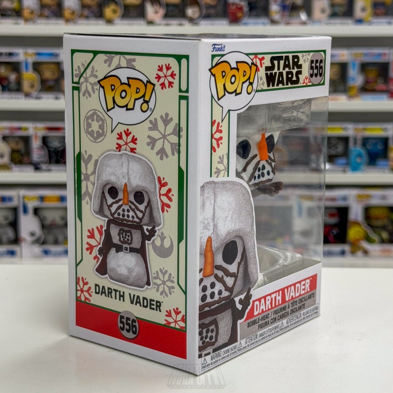 Funko Pop Star Wars Darth Vader Christmas Snowman 556 Sith Jedi Toy Vinyl Figure