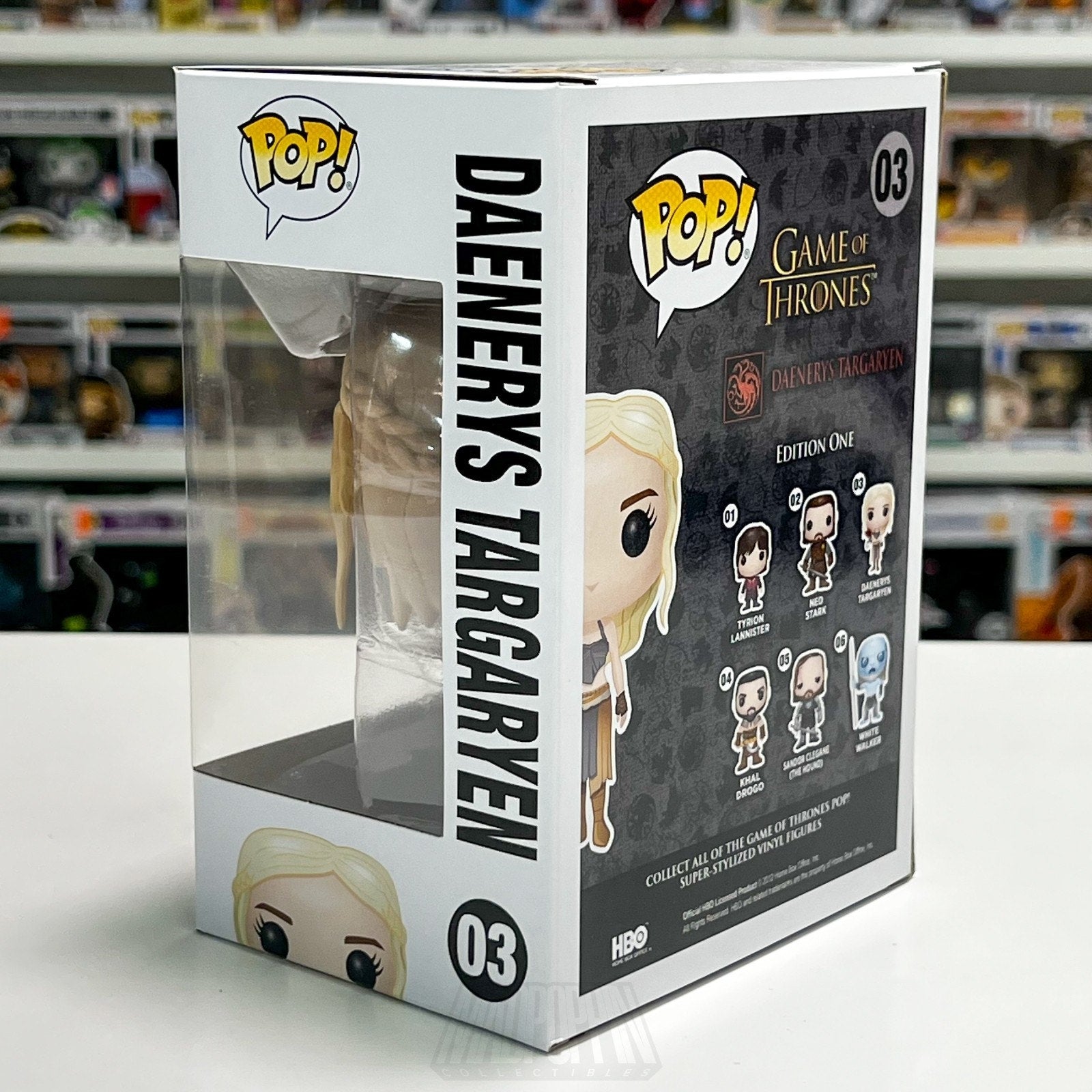 Funko Pop TV HBO Game of Thrones Daenerys Targaryen Rhaegal 03 Toy Vinyl Figure