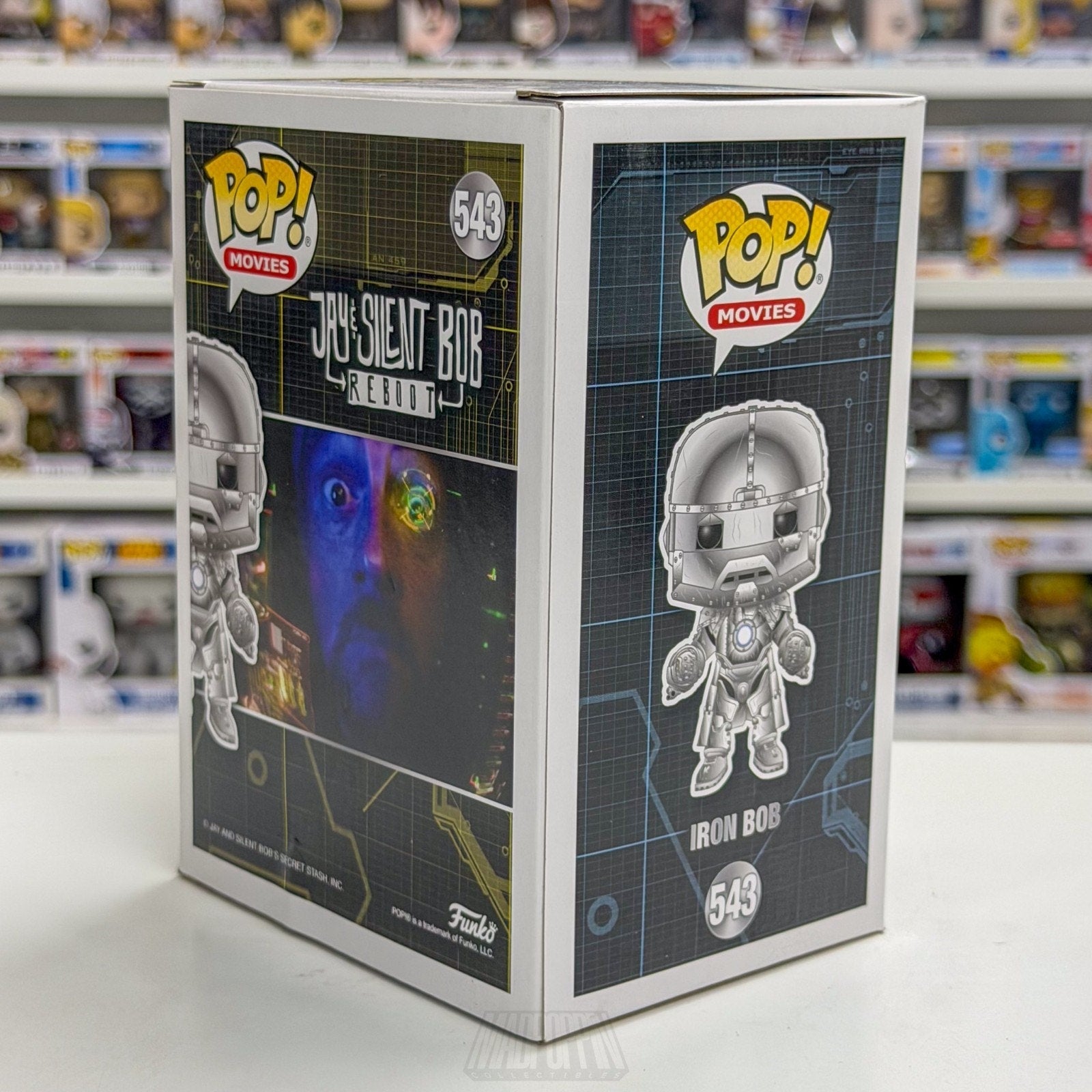 Funko Pop Movies Jay & Silent Bob Reboot Iron Bob SDCC Summer 543 Vinyl Figure