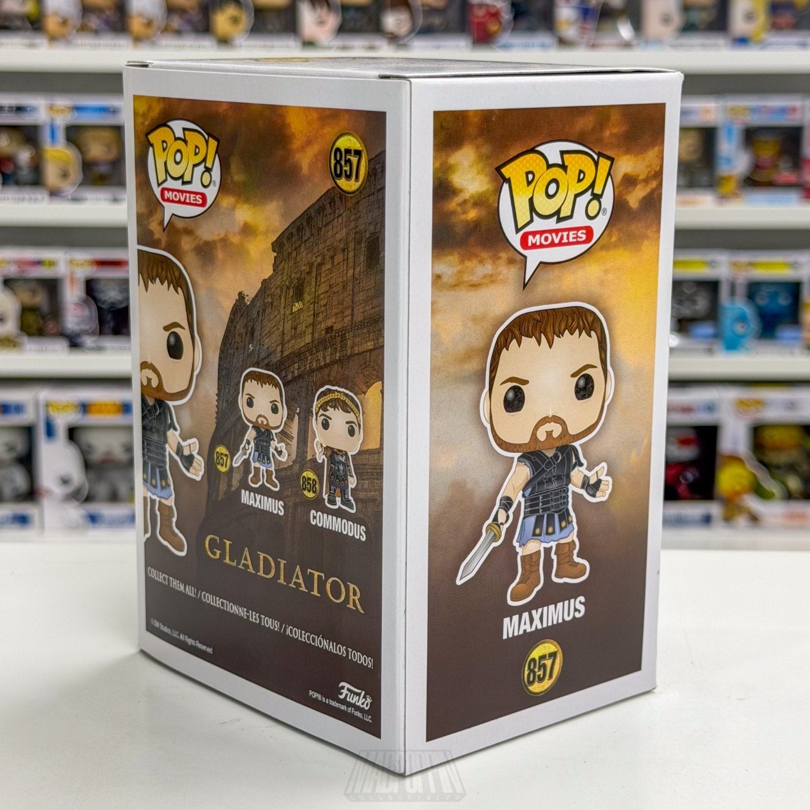 Funko Pop Movies Gladiator Maximus w/Sword 857 Vinyl Figure