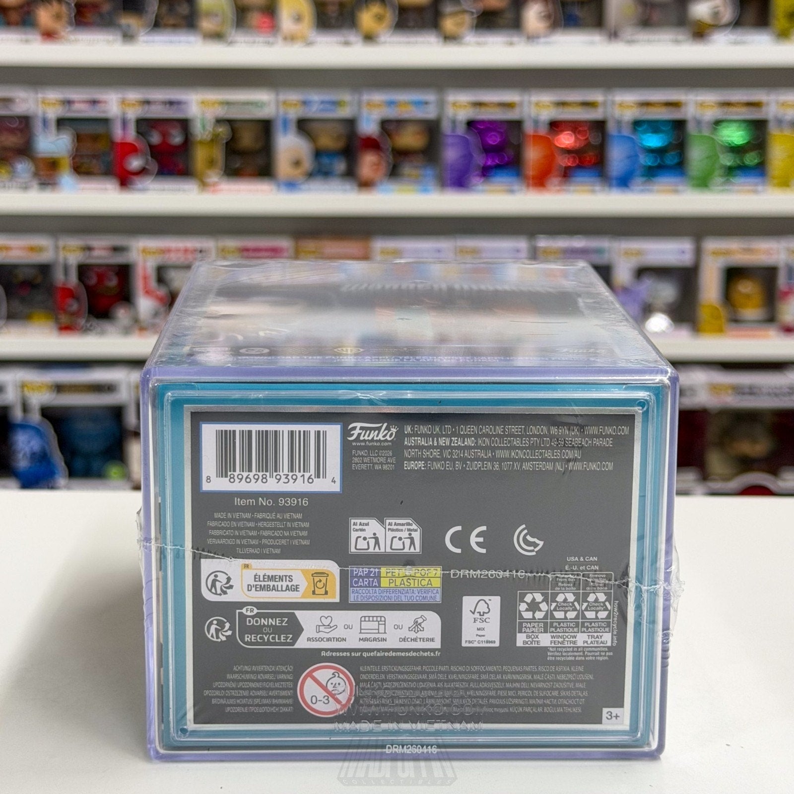 Funko Pop DC Heroes Absolute Wonder Woman 630 LE 1000 SDCC 2026 Toy CON STICKER