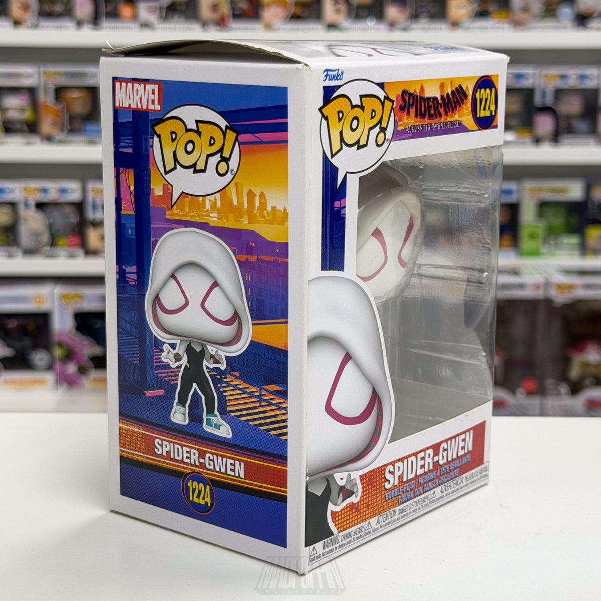 Funko Pop Marvel Across the Spider-Verse Spider-Gwen 1224 MCU Toy Vinyl Figure