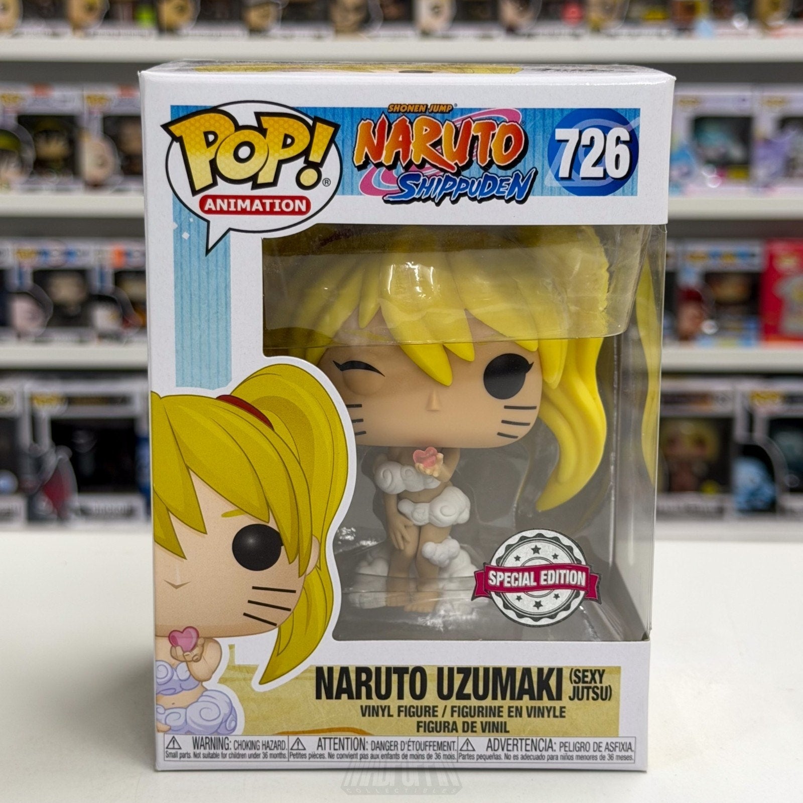 Funko Pop Anime Naruto Sexy Jutsu Special Edition 726 Japan Manga Vinyl Figure