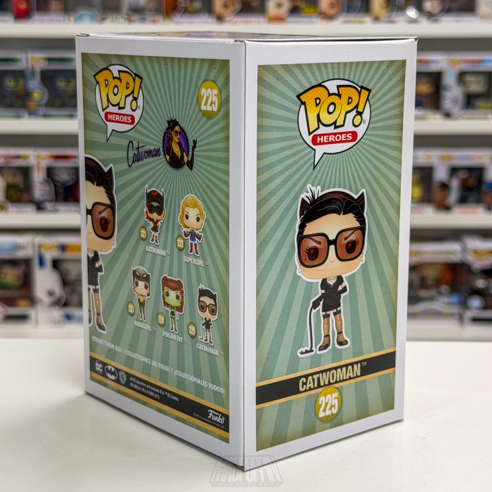 Funko Pop Heroes DC Comics Bombshells Catwoman 225 Gotham City Toy Vinyl Figure