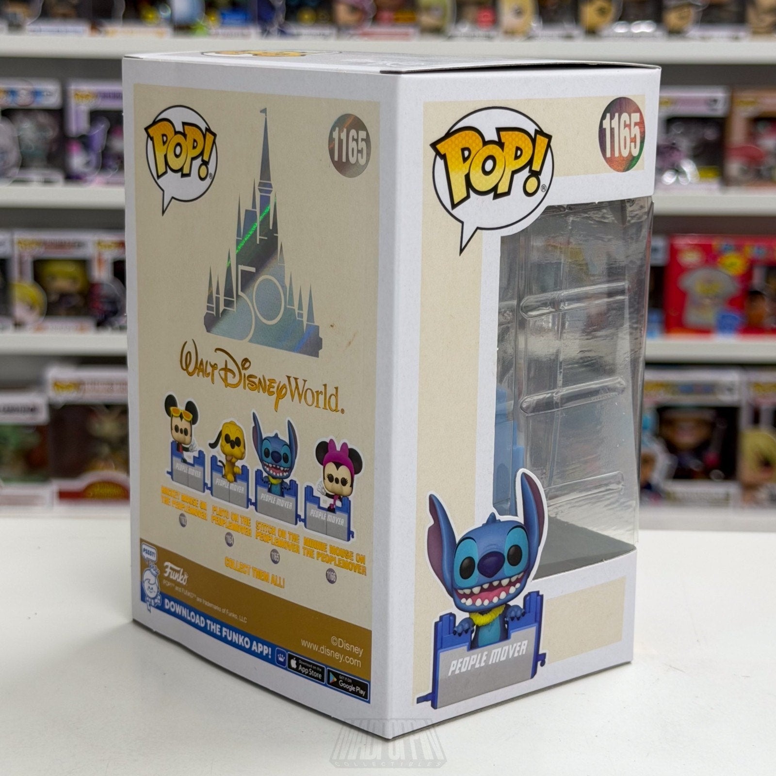 Funko Pop Disney Stitch Peoplemover Exclusive 1165 Experiment 626 Vinyl Figure
