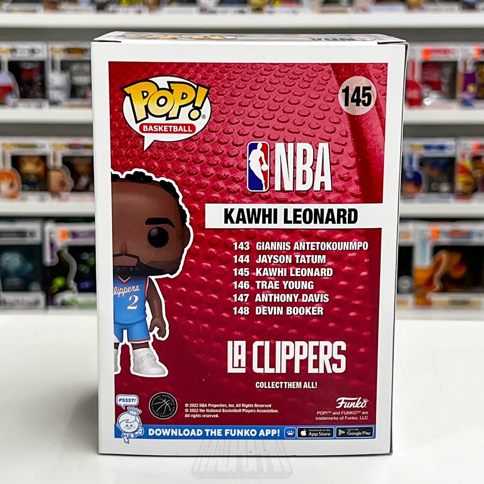 Funko Pop NBA Basketball Los Angeles Clippers Kawhi Leonard 145 Toy Vinyl Figure