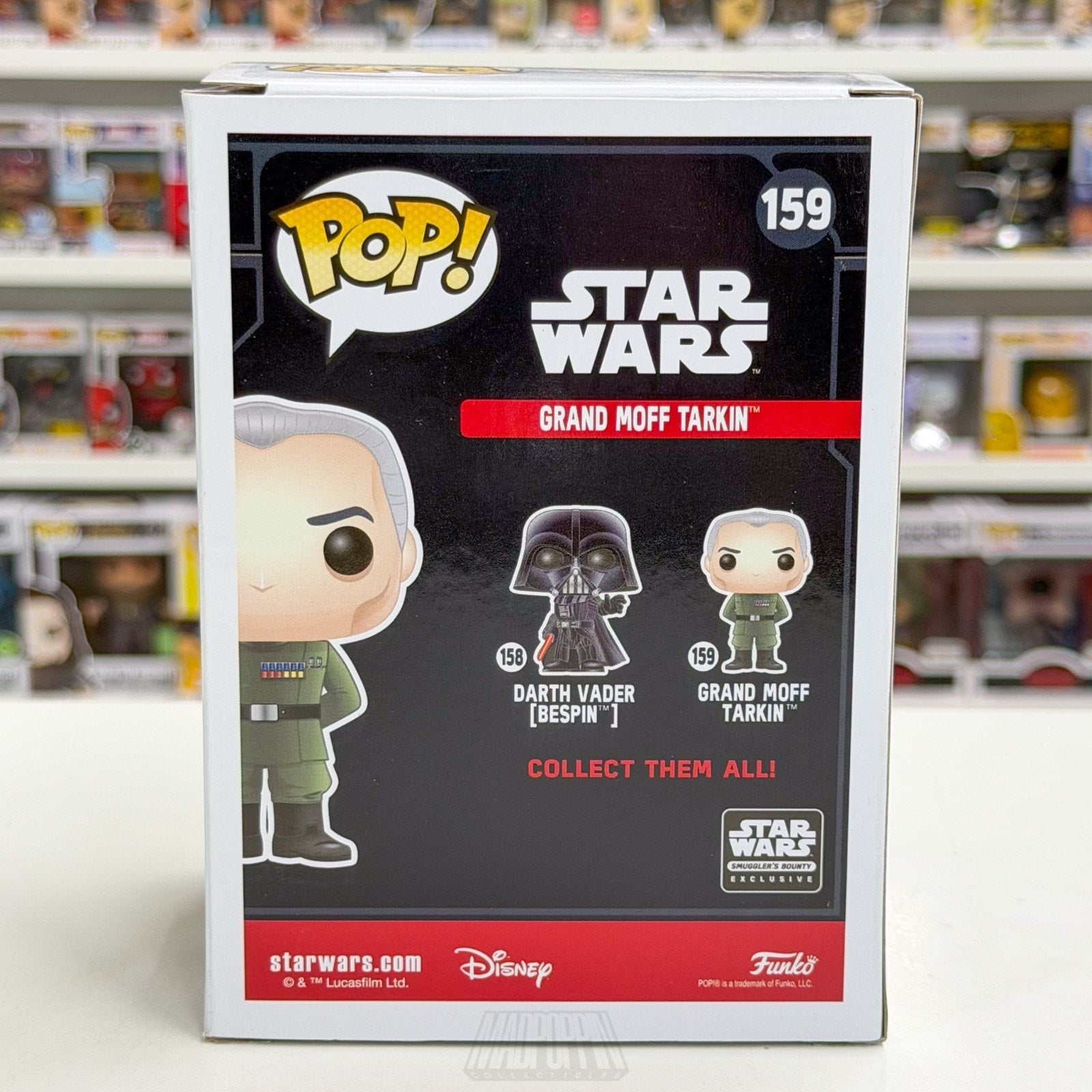 Funko Pop Star Wars Smuggler's Bounty Grand Moff Tarkin 159 Empire Vinyl Figure