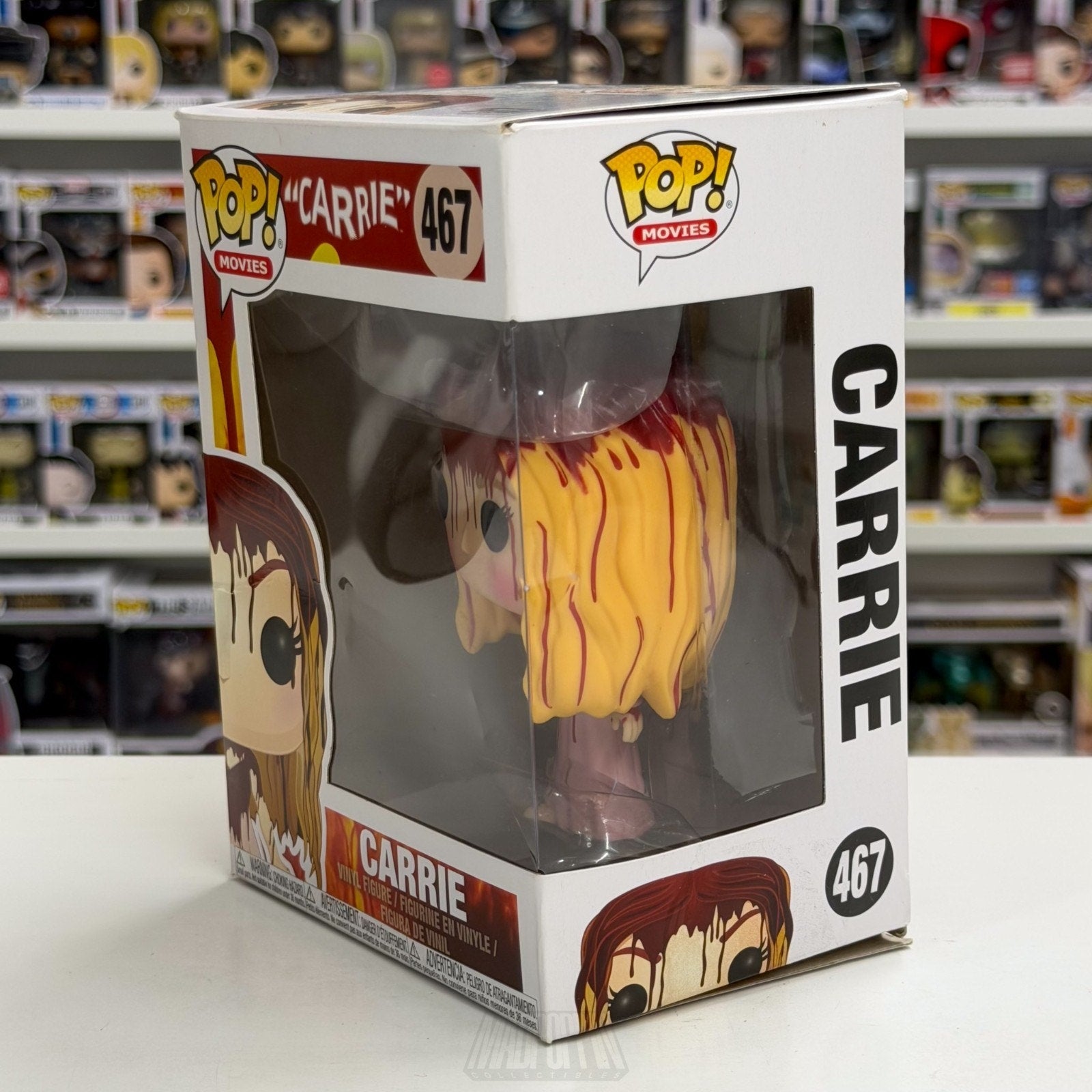 Funko Pop Movies Carrie White Bloody 467 Supernatural Horror Prom Vinyl Figure