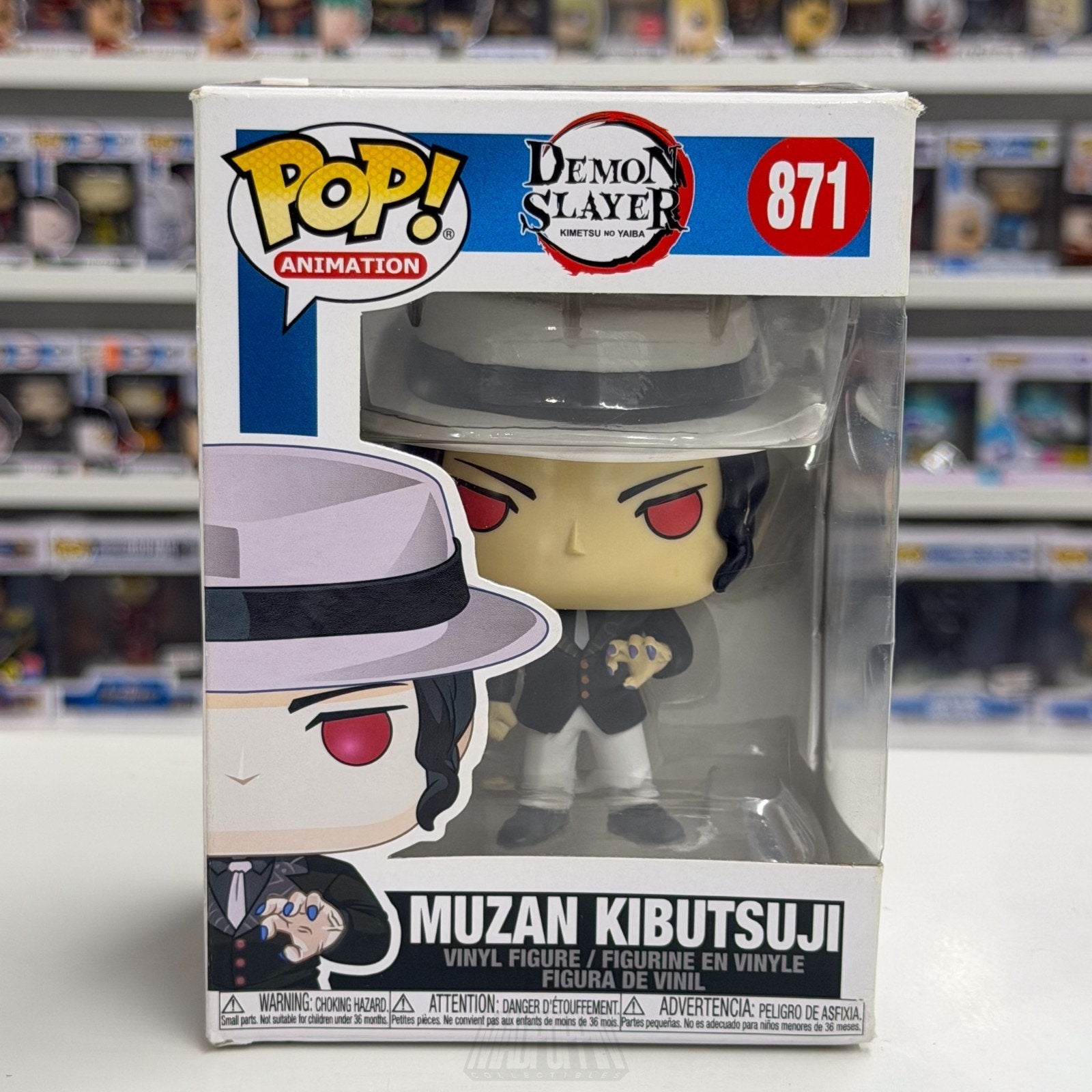 Funko Pop Anime Demon Slayer Muzan Kibutsuji 871 Japan Manga Toy Vinyl Figure