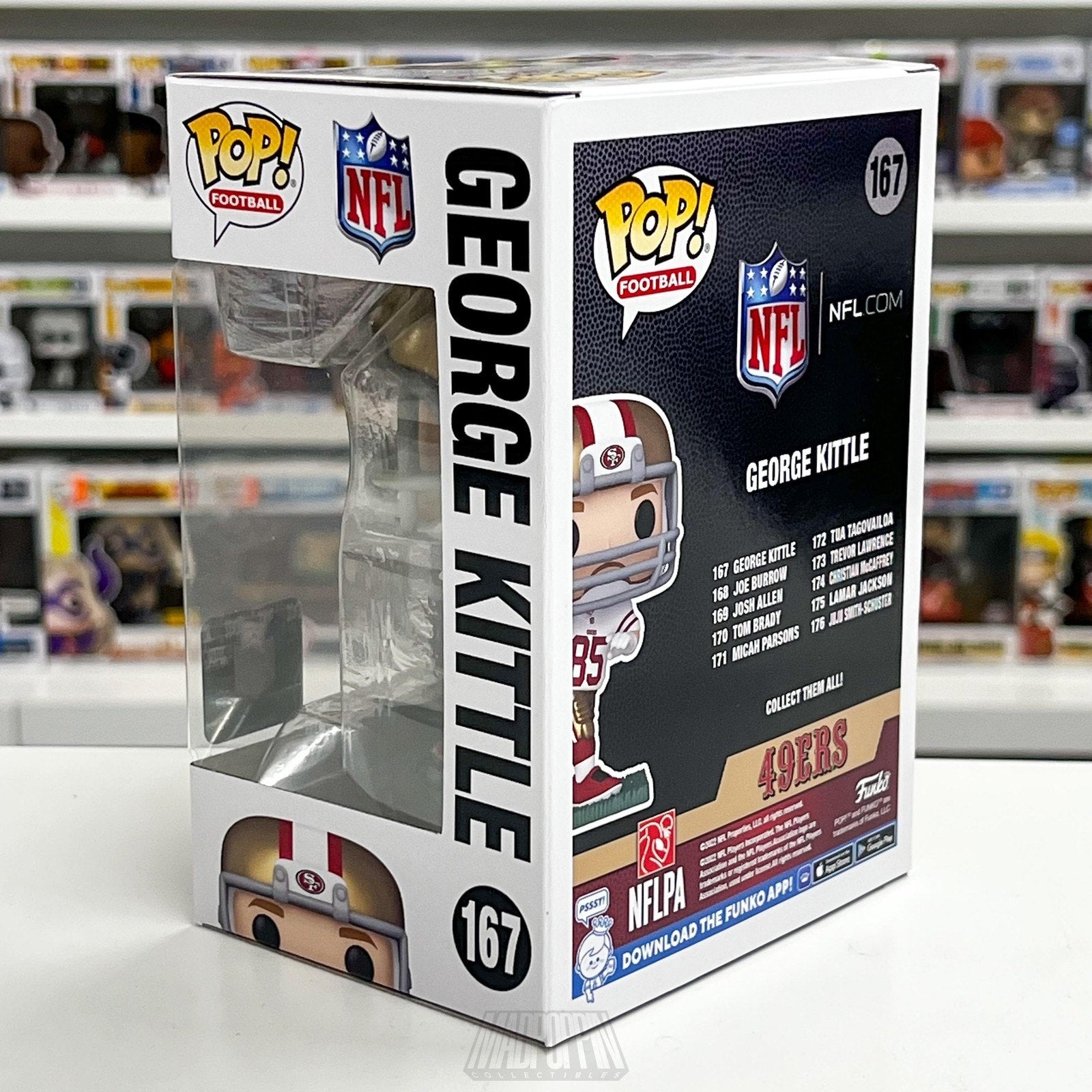 Funko Pop NFL Football San Francisco 49ers George Kittle 167 Sports Vinyl Figure