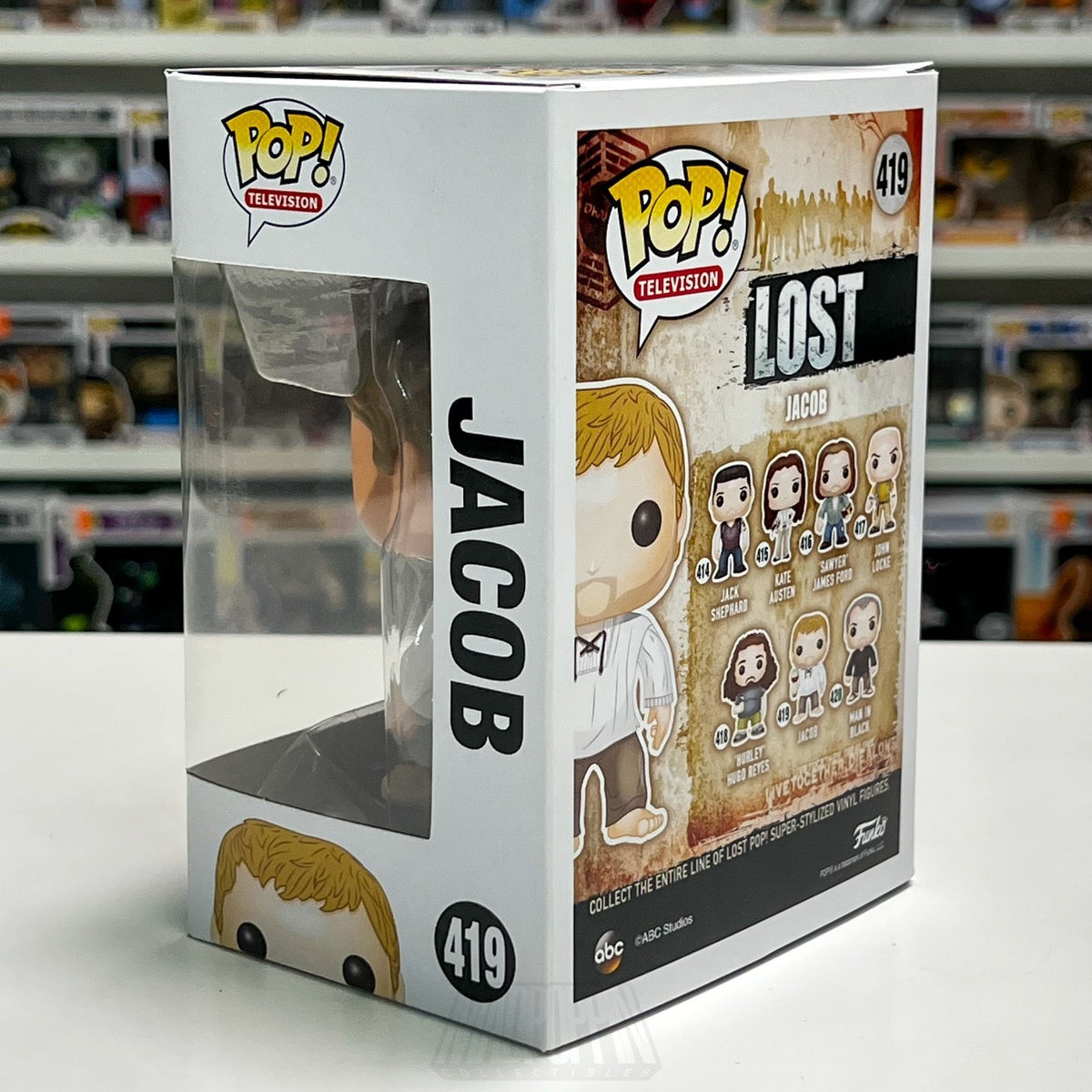 Funko Pop Television Lost Jacob 419 Vinyl Figure Science Fiction Adventure Drama