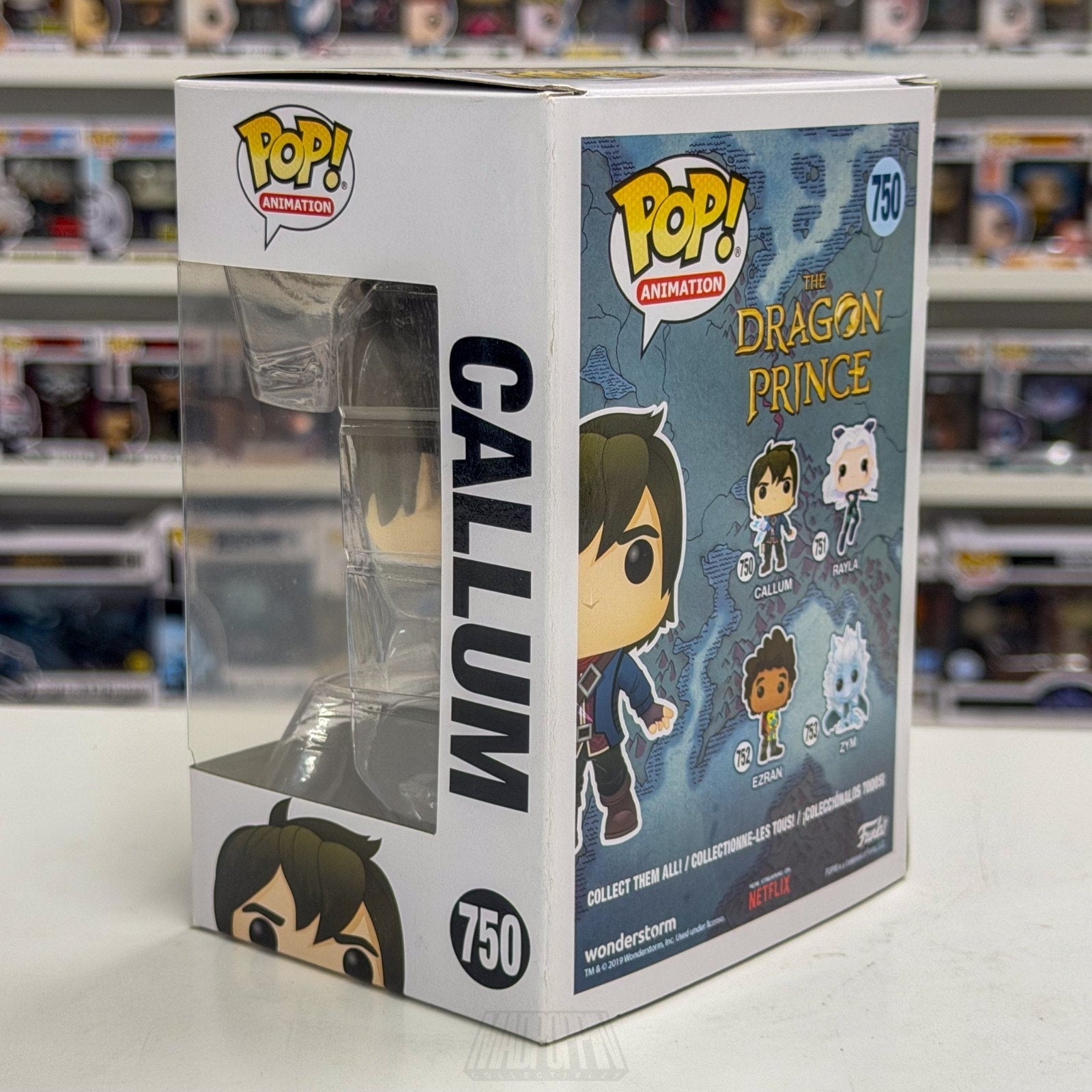Funko Pop Animation The Dragon Prince Callum 750 Netflix Fantasy Vinyl Figure