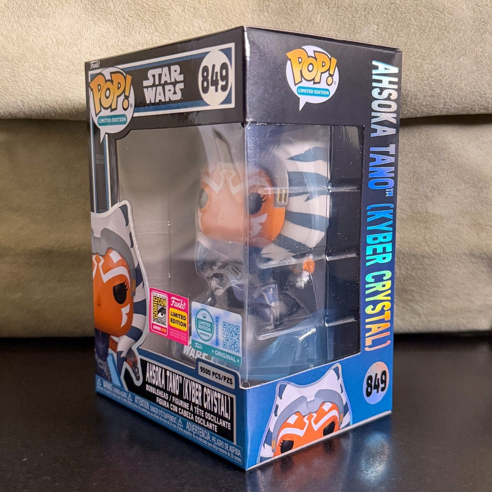 Funko Pop Star Wars Ahsoka Tano Kyber Crystal 849 SDCC 2026 LE 9500 Vinyl Figure